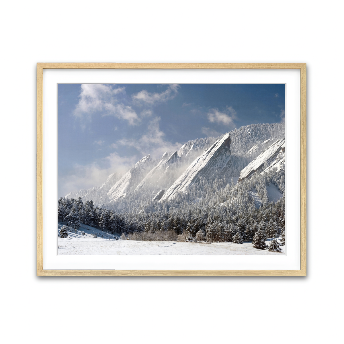 AUTO-MOCKUP WHITE | Flatirons | 1 Piece | Natural Framed Print | group=4x3