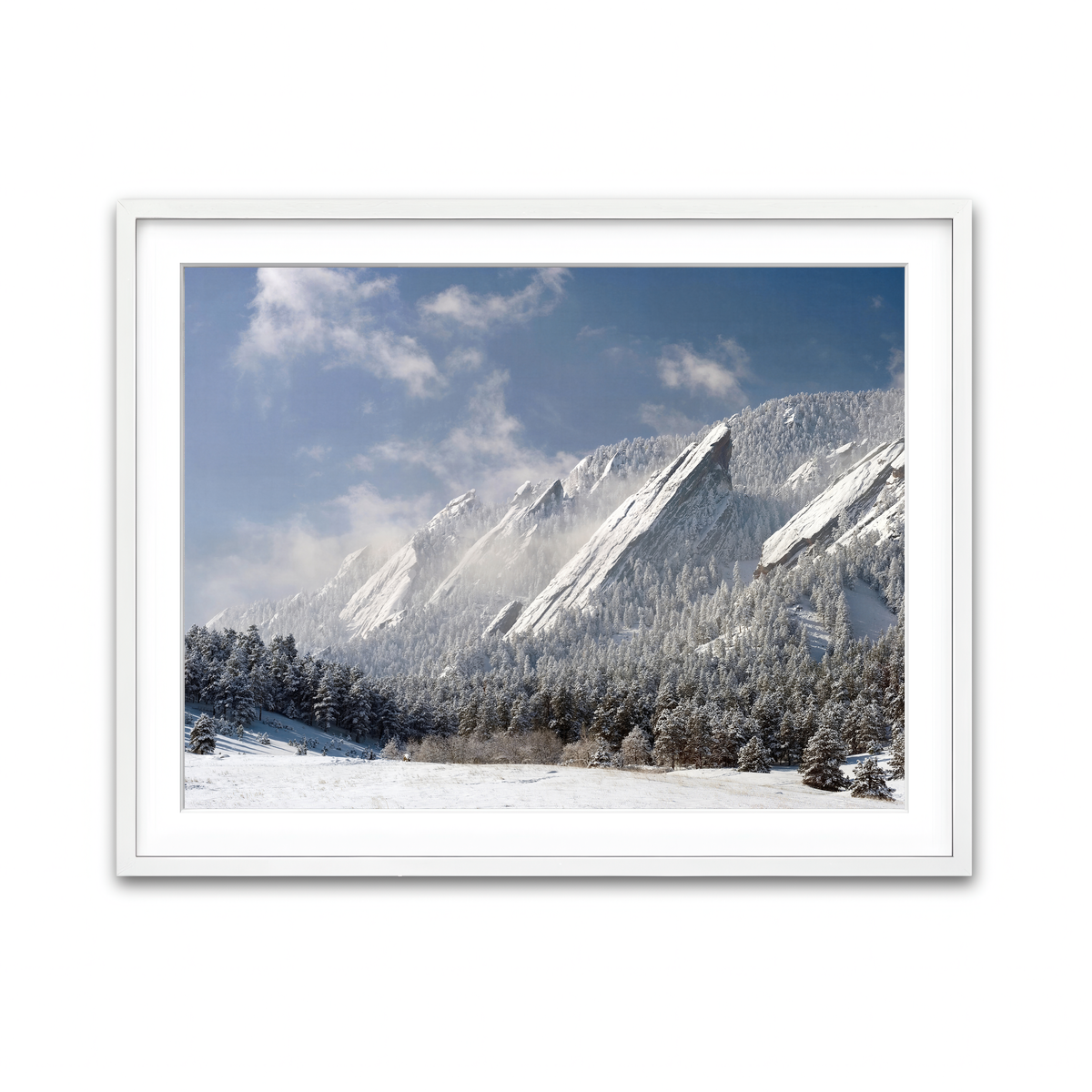 AUTO-MOCKUP WHITE | Flatirons | 1 Piece | White Framed Print | group=4x3