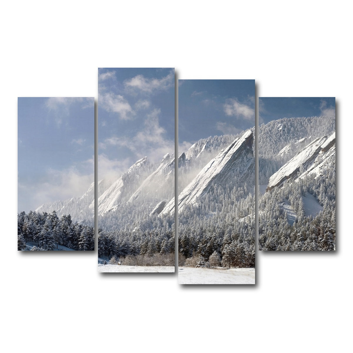 AUTO-MOCKUP WHITE | Flatirons | 4 Piece | Gallery Wrap Canvas | group=4_short