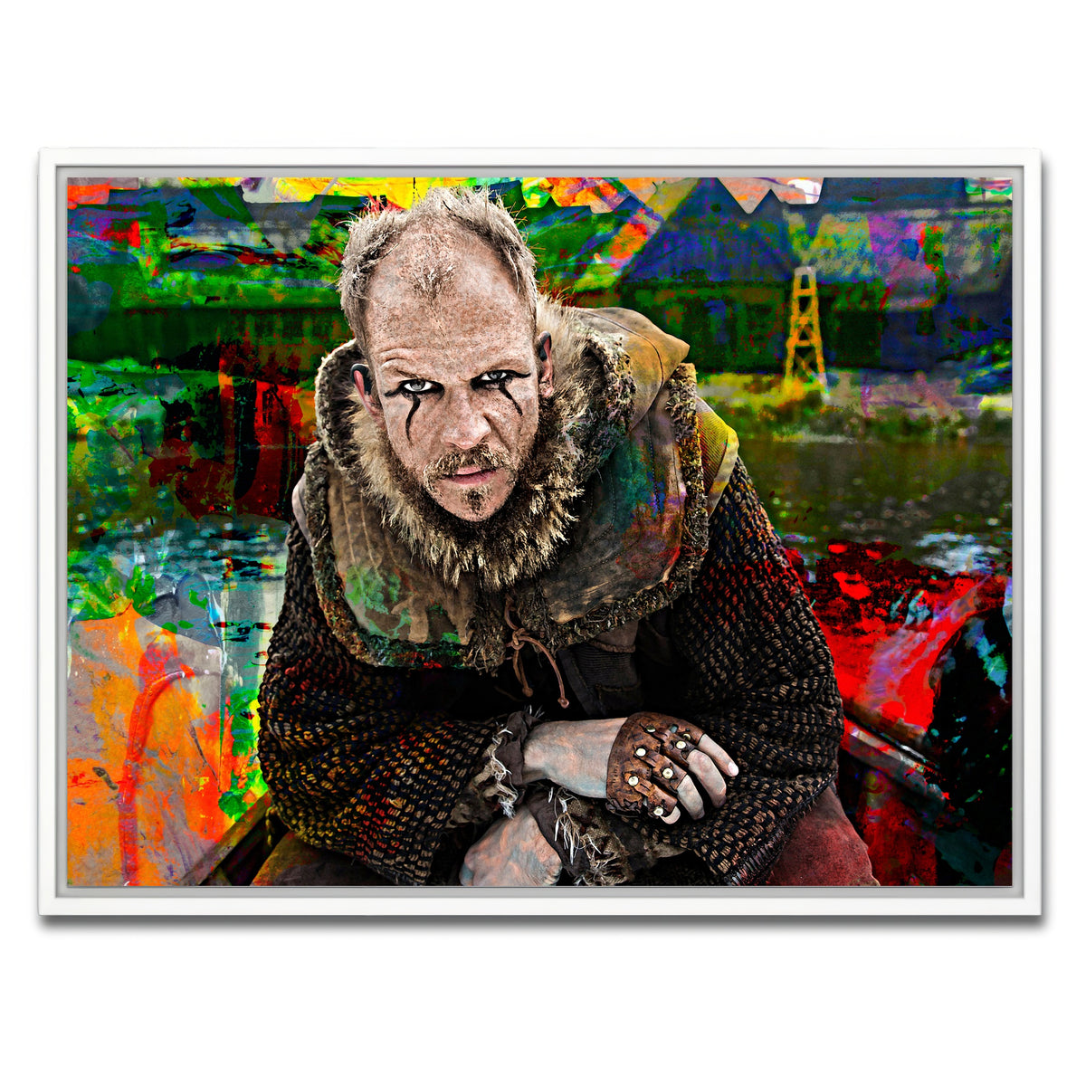 AUTO-MOCKUP WHITE | Floki | 1 Piece | White Framed Canvas | group=4x3