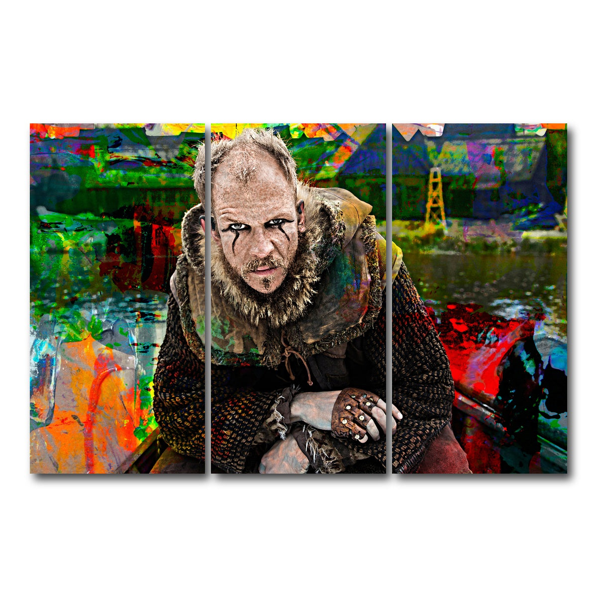 AUTO-MOCKUP WHITE | Floki | 3 Piece | Gallery Wrap Canvas | group=12x24