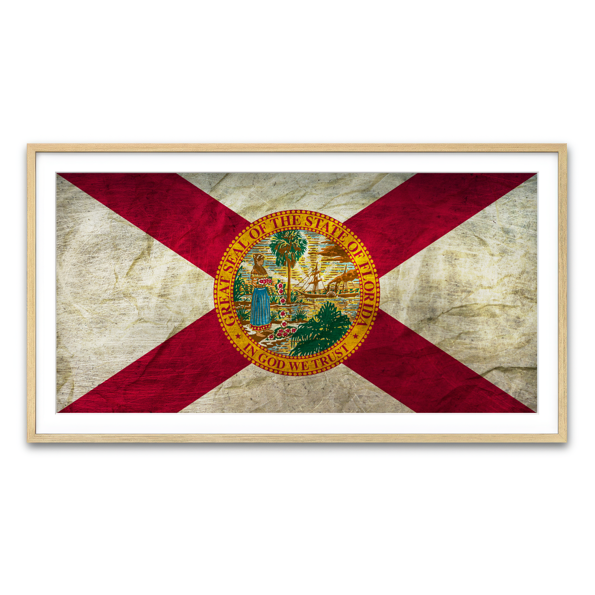 Framed Print 2x1 Natural