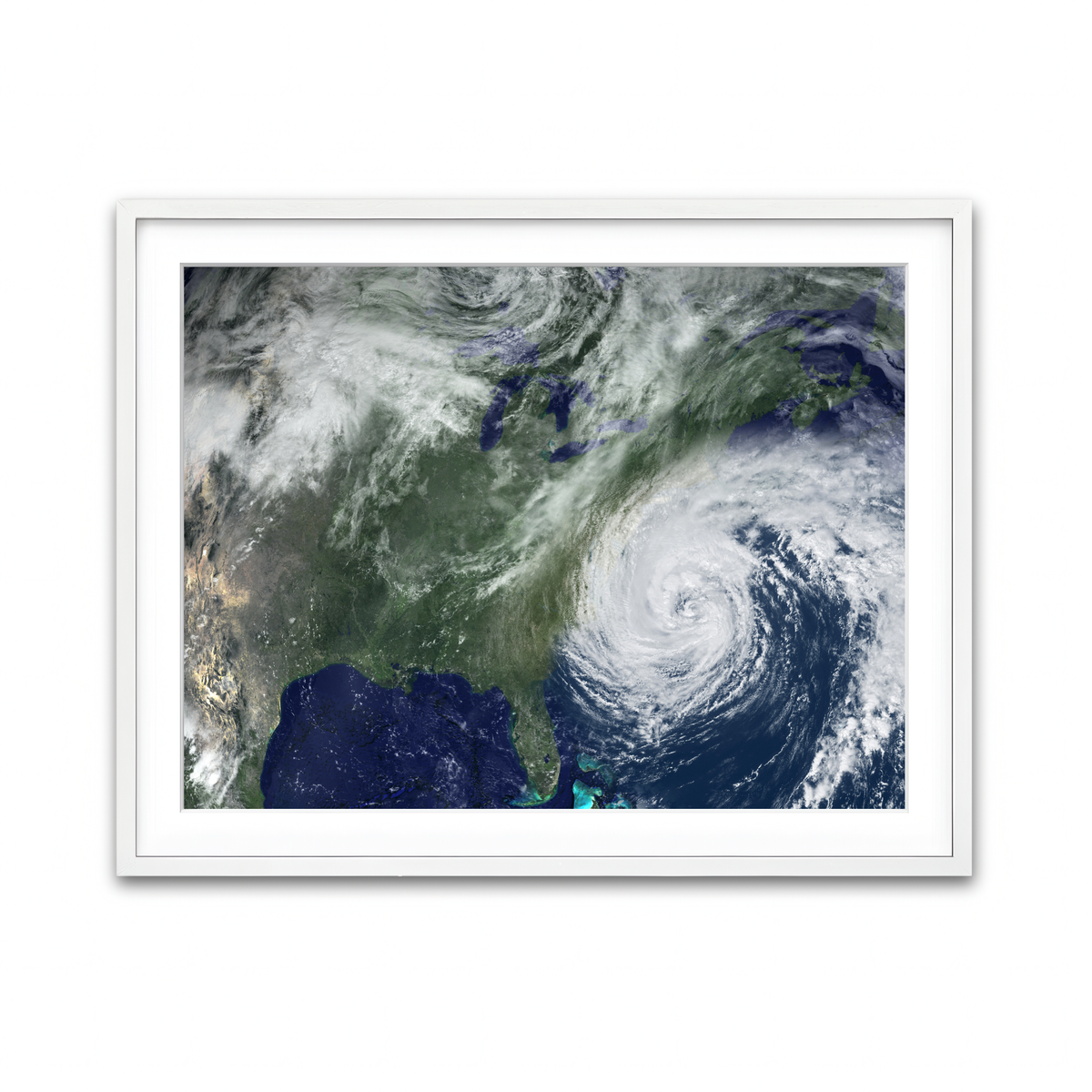 Framed Print 4x3 White