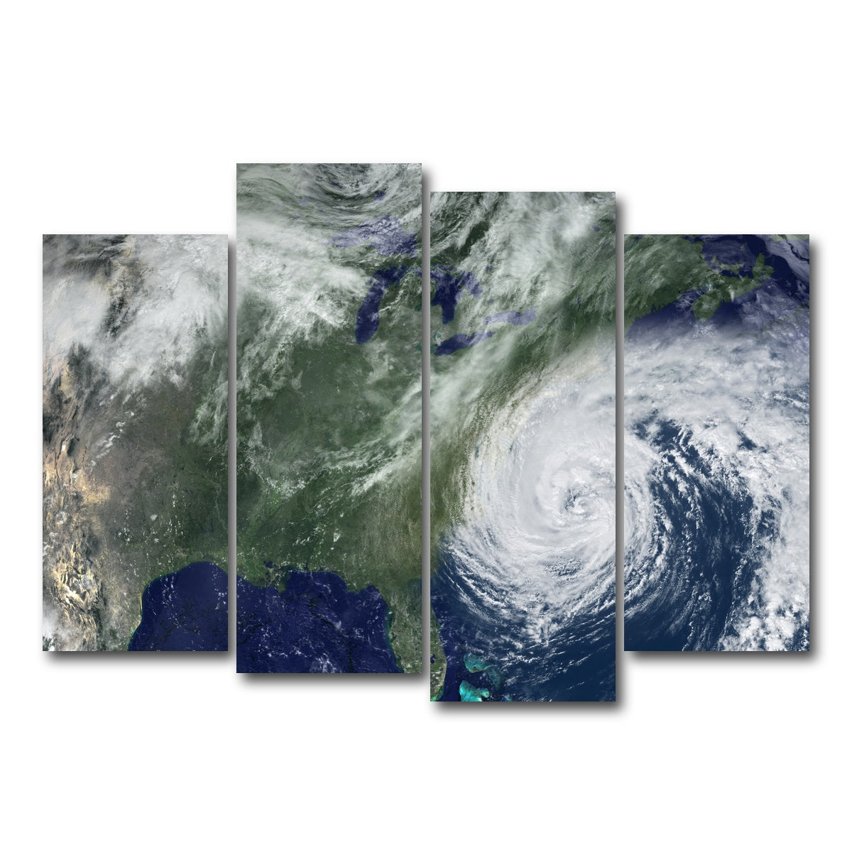 AUTO-MOCKUP WHITE | Florida Hurricane | 4 Piece | Gallery Wrap Canvas | group=4_normal