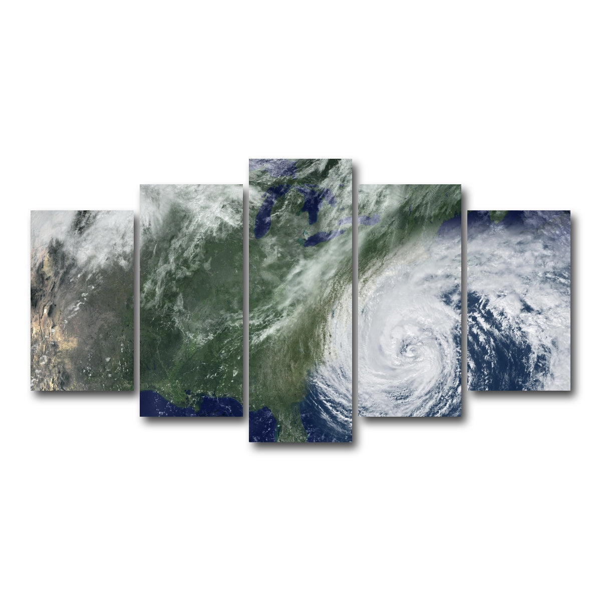 AUTO-MOCKUP WHITE | Florida Hurricane | 5 Piece | Gallery Wrap Canvas | group=5_normal