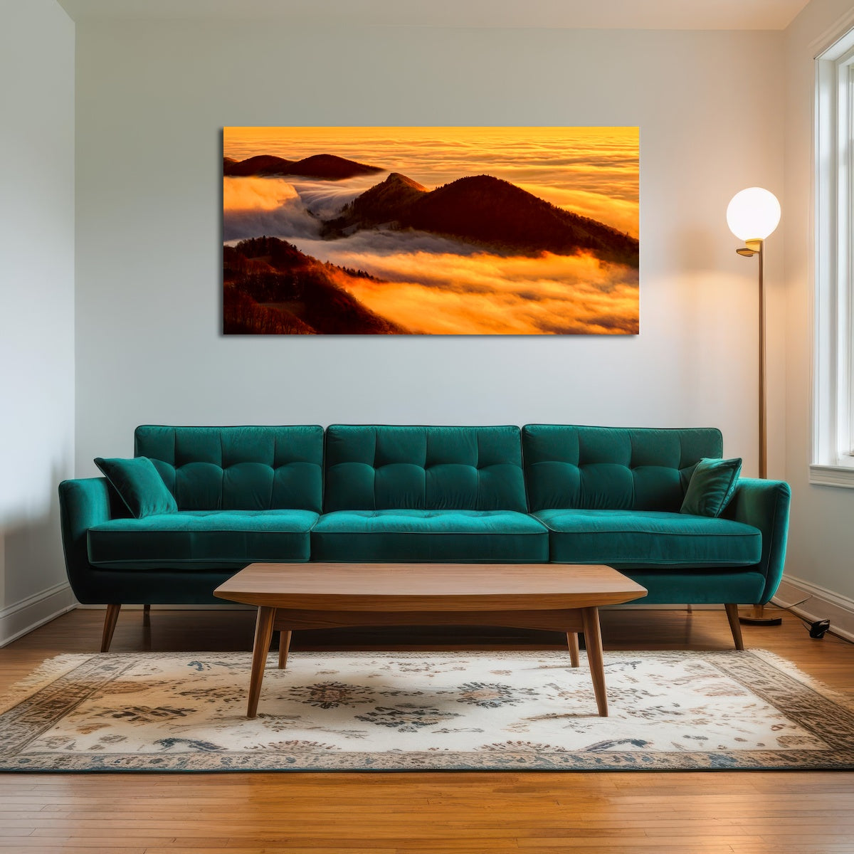 AUTO-MOCKUP ROOM | Foggy Sunset