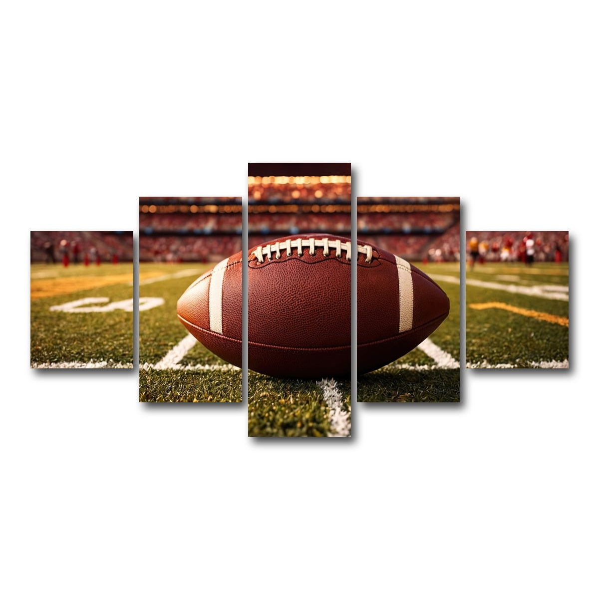 AUTO-MOCKUP WHITE | Football | 5 Piece | Gallery Wrap Canvas | group=5_short