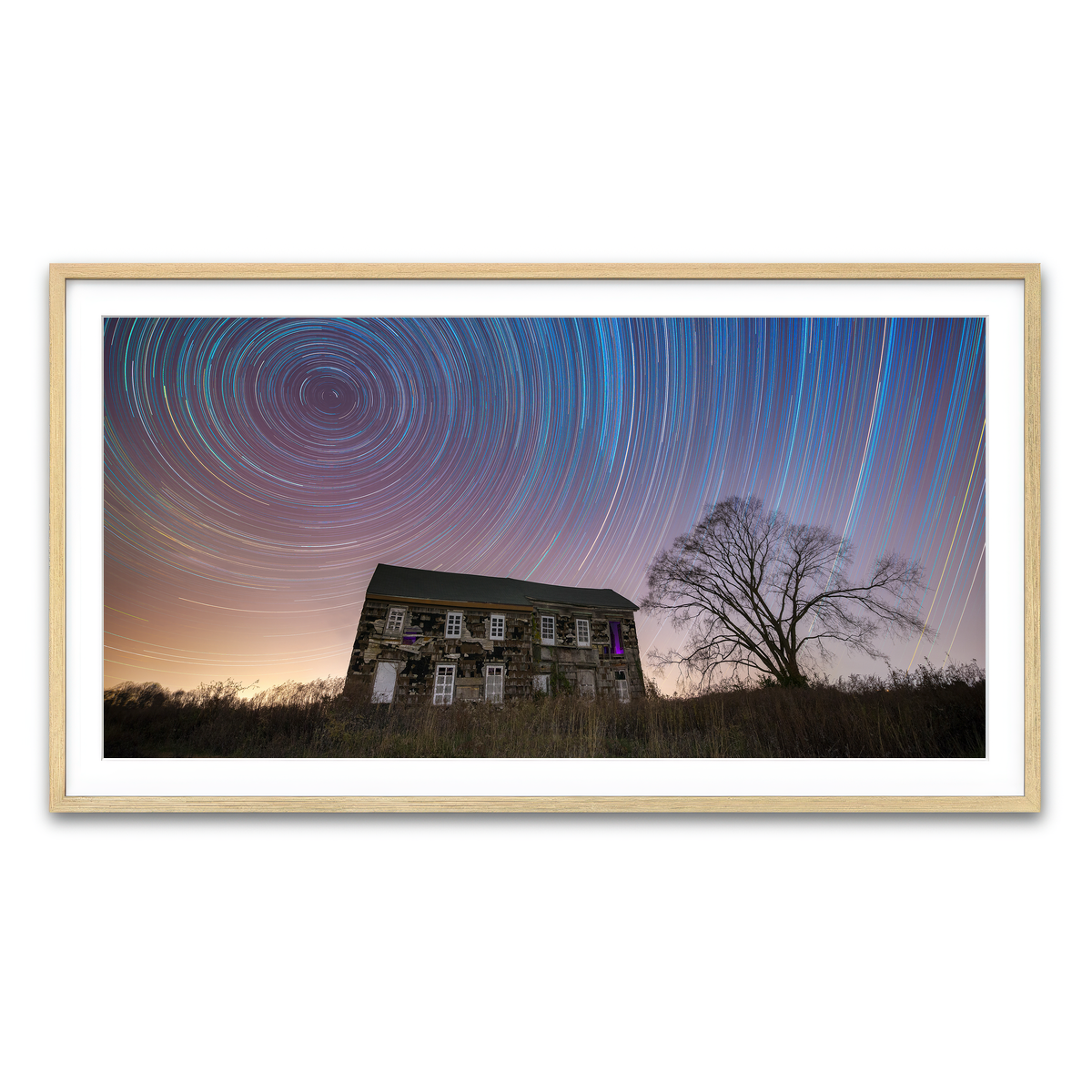 Framed Print 2x1 Natural