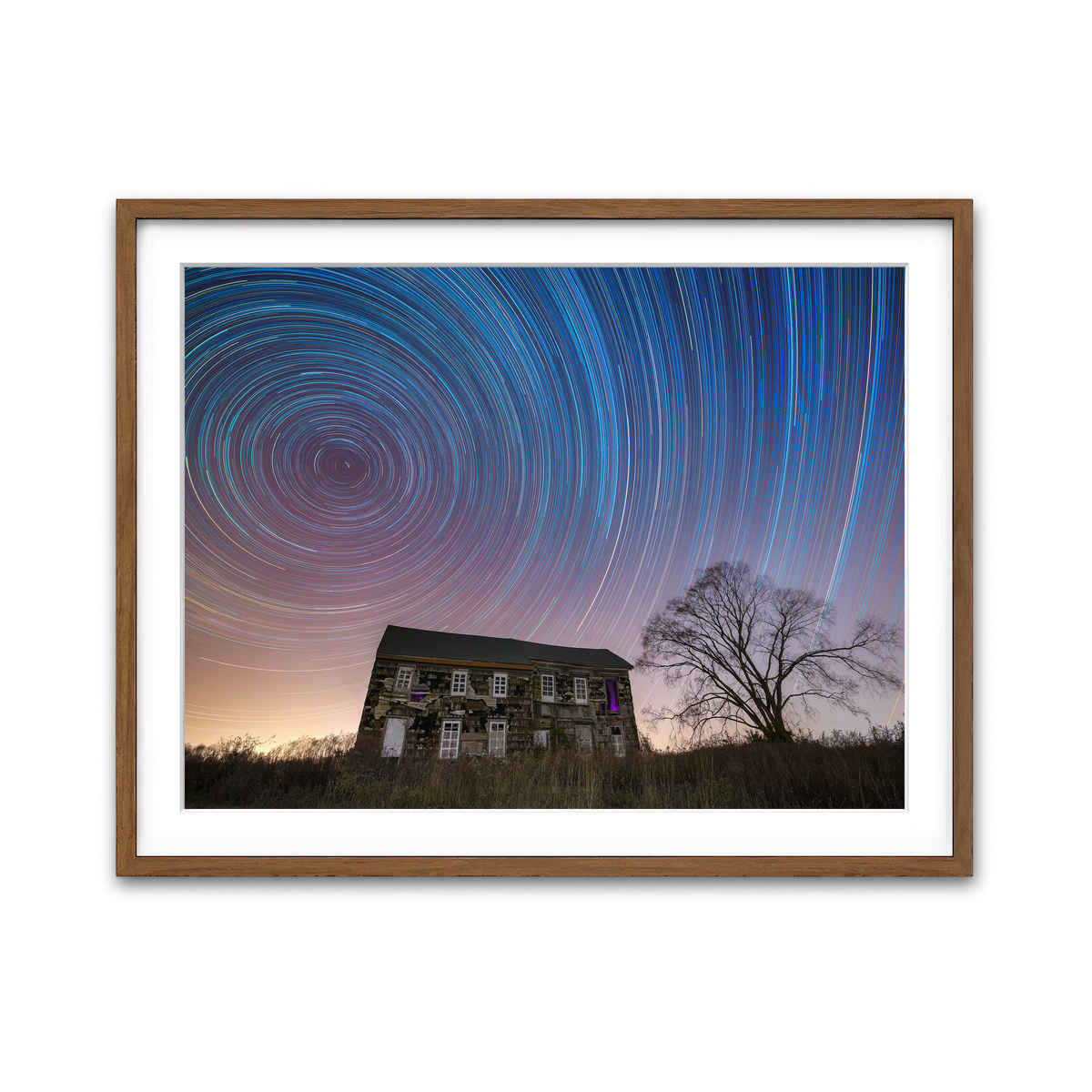 Framed Print 4x3 Walnut