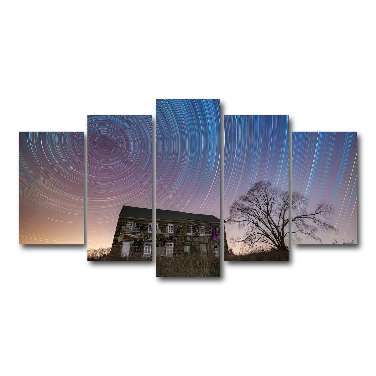 AUTO-MOCKUP WHITE | Forgotten Times | 5 Piece | Gallery Wrap Canvas | group=5_normal