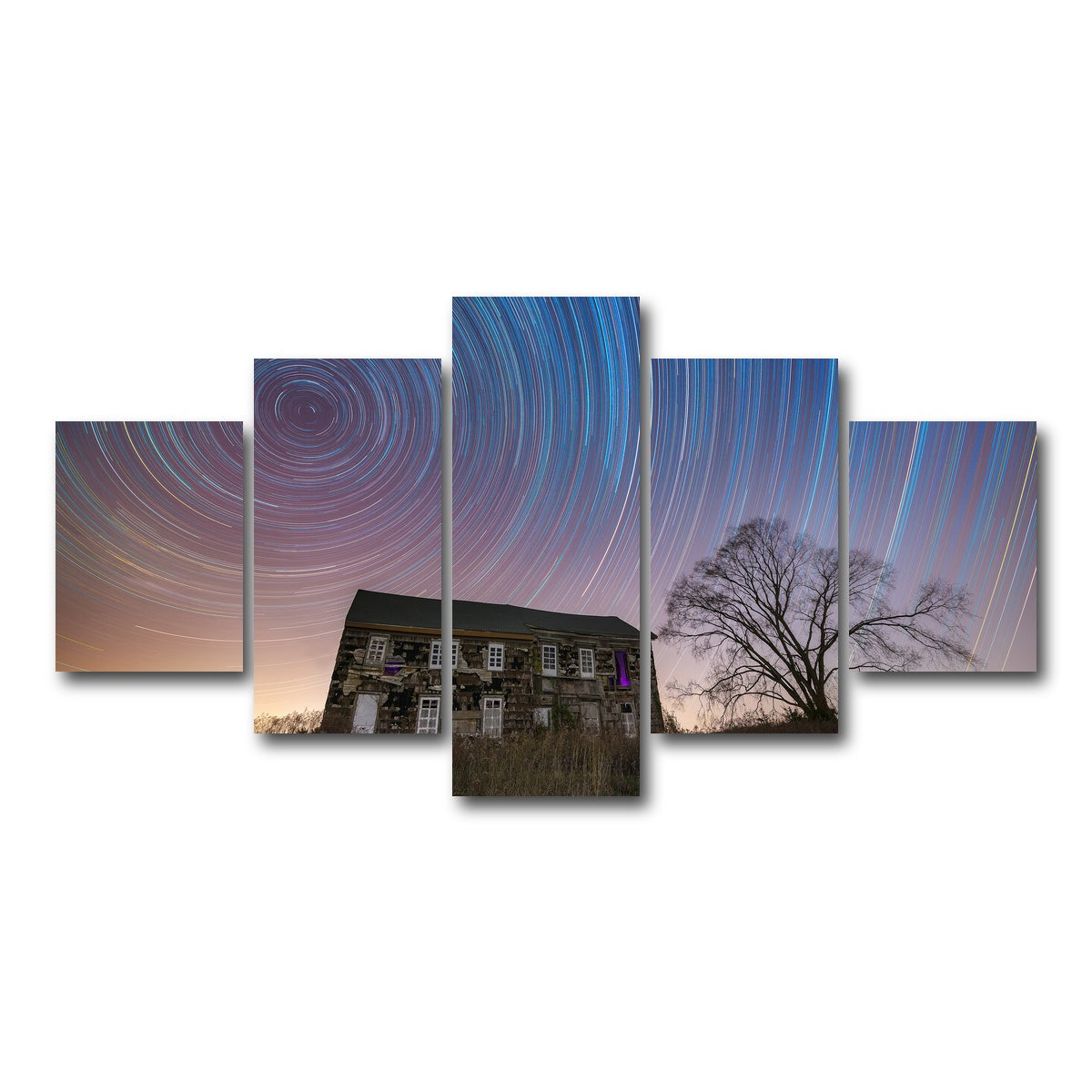 AUTO-MOCKUP WHITE | Forgotten Times | 5 Piece | Gallery Wrap Canvas | group=5_short