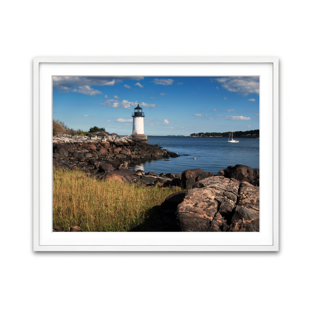 Framed Print 4x3 White