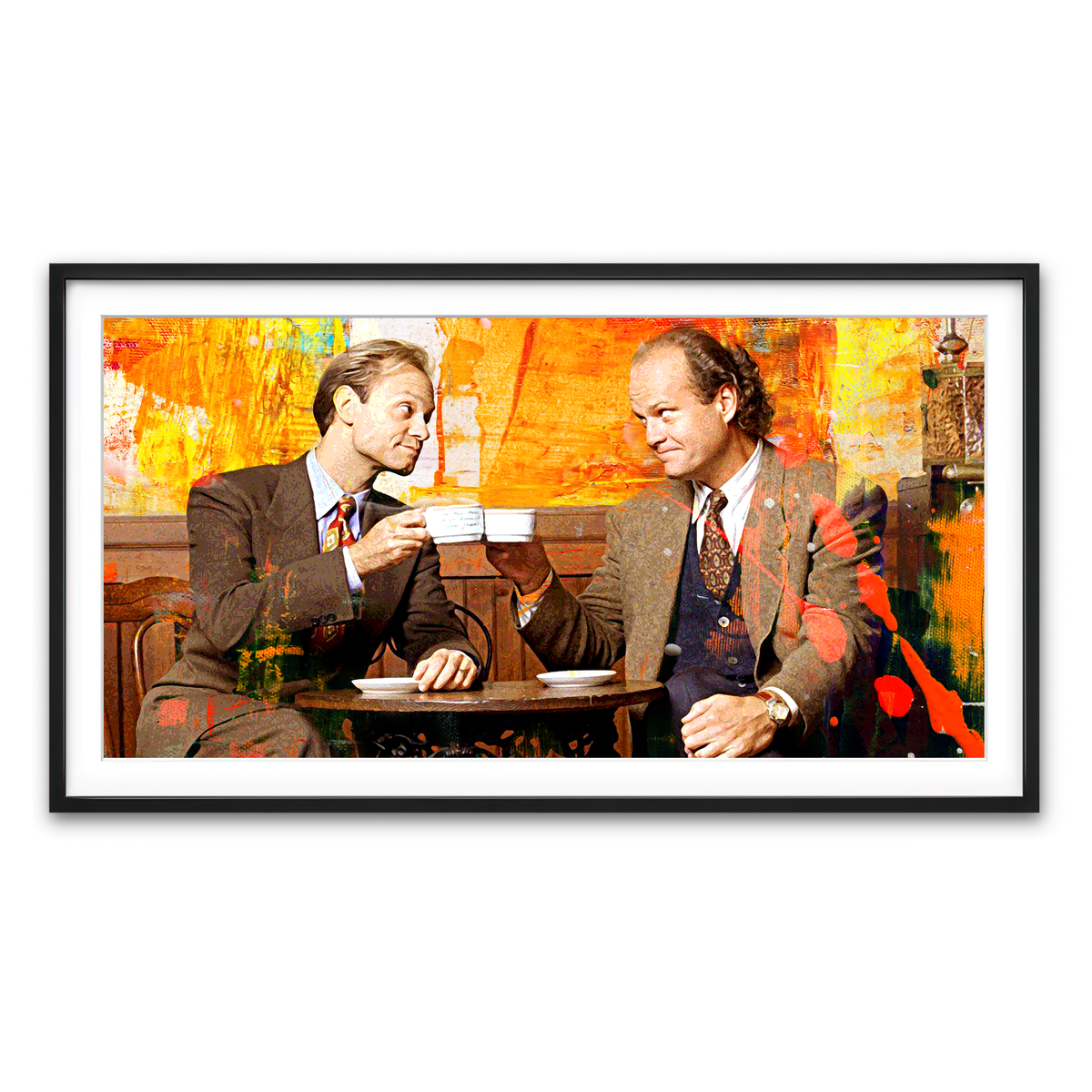 Framed Print 2x1 Black