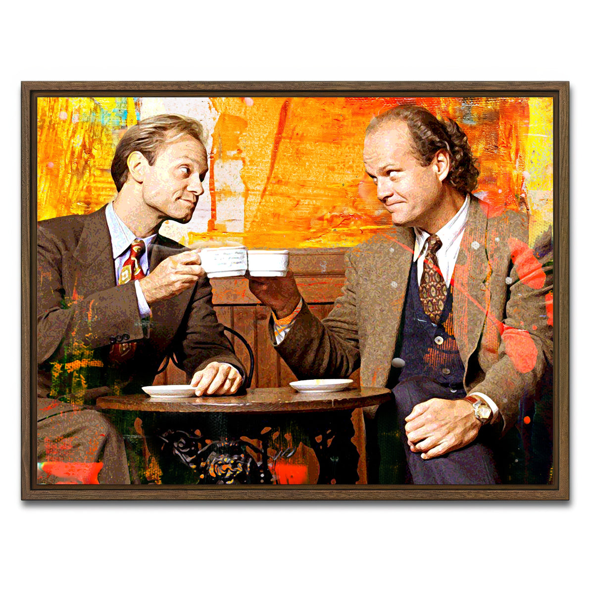 AUTO-MOCKUP WHITE | Frasier | 1 Piece | Walnut Framed Canvas | group=4x3