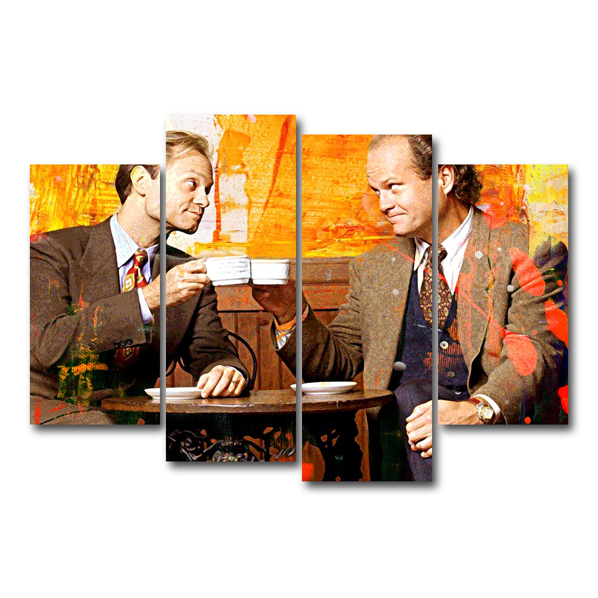 AUTO-MOCKUP WHITE | Frasier | 4 Piece | Gallery Wrap Canvas | group=4_short