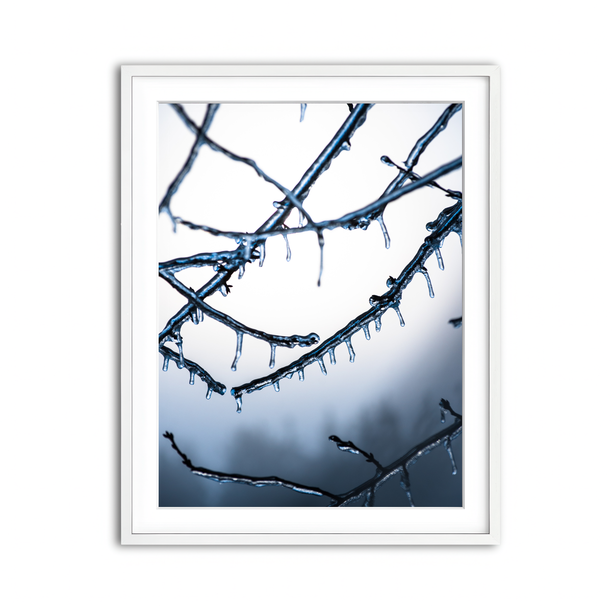 Framed Print 3x4 White