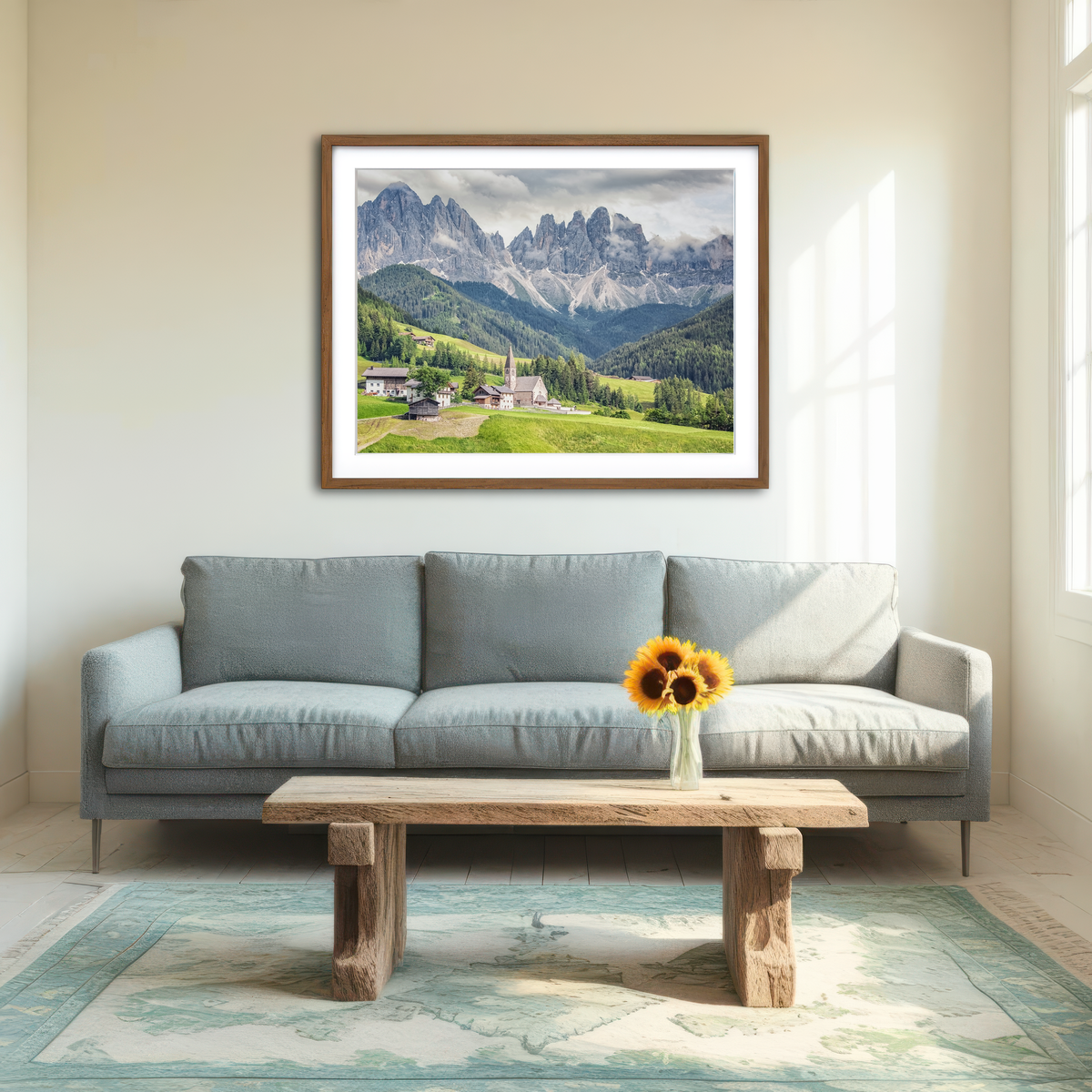 AUTO-MOCKUP ROOM | Funes Valley Wall Art