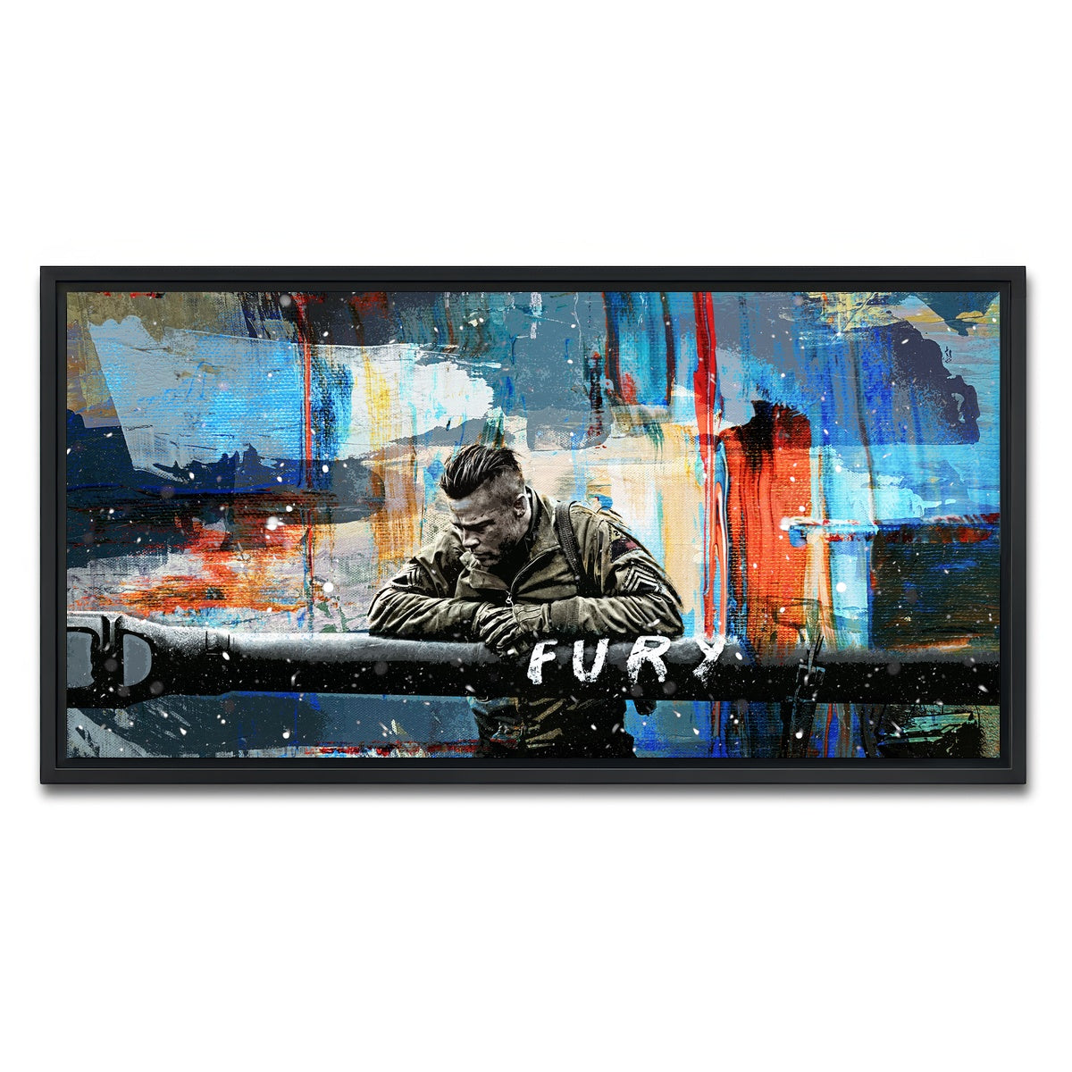 AUTO-MOCKUP WHITE | Fury | 1 Piece | Black Framed Canvas | group=2x1