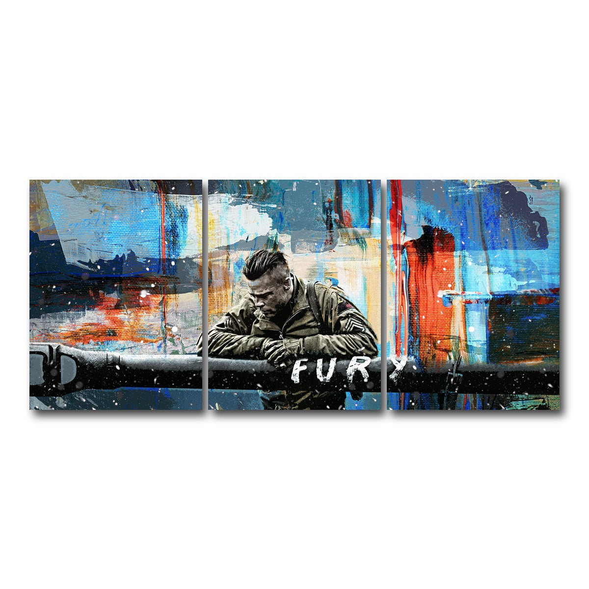 AUTO-MOCKUP WHITE | Fury | 3 Piece | Gallery Wrap Canvas | group=18x24
