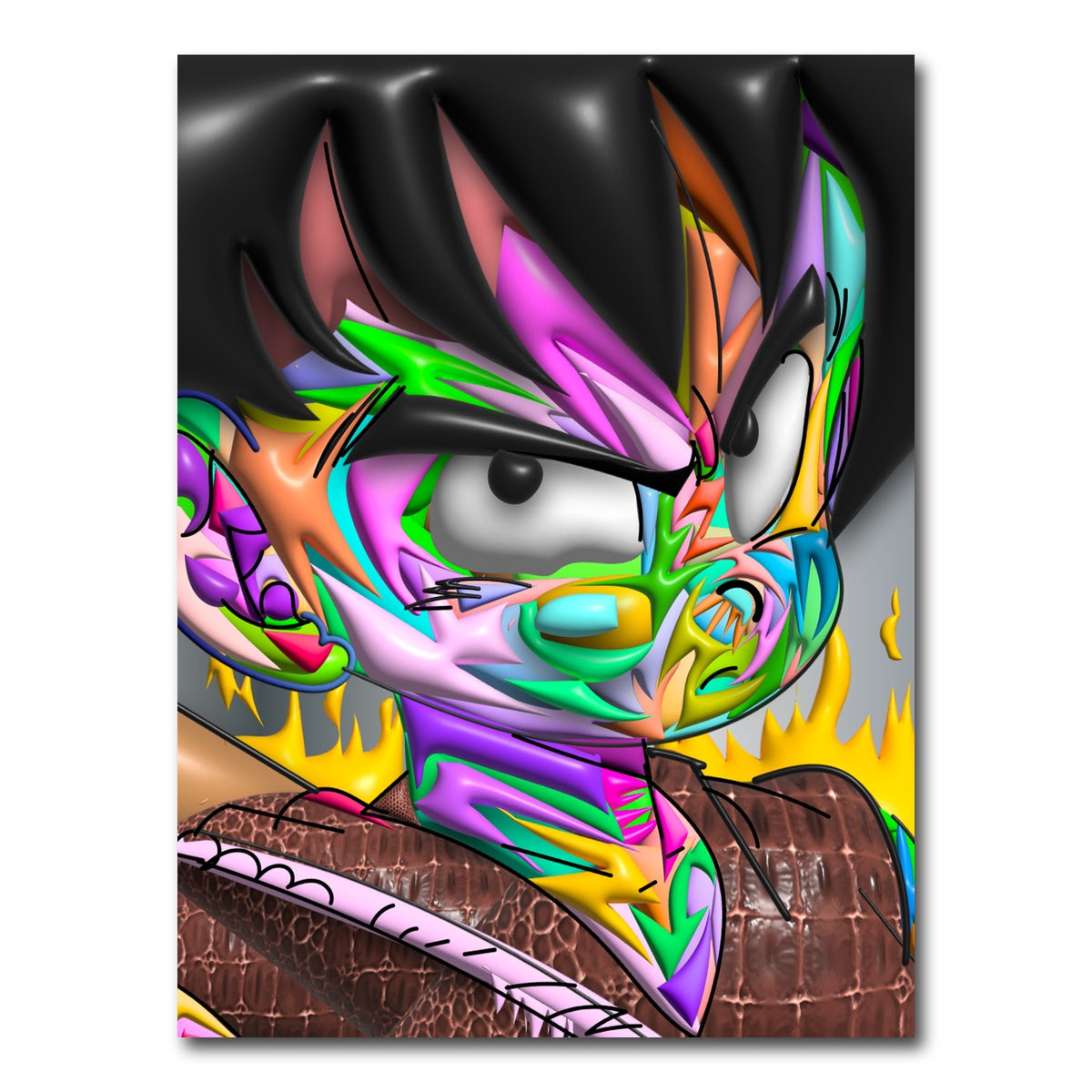 AUTO-MOCKUP WHITE | GOHAN Color | 1 Piece | Gallery Wrap Canvas | group=3x4