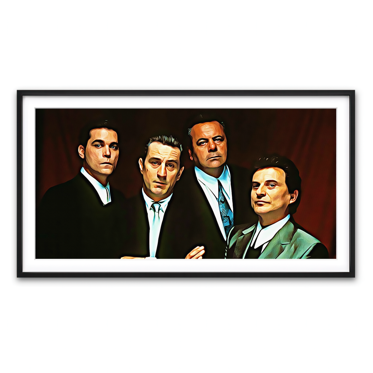 Framed Print 2x1 Black