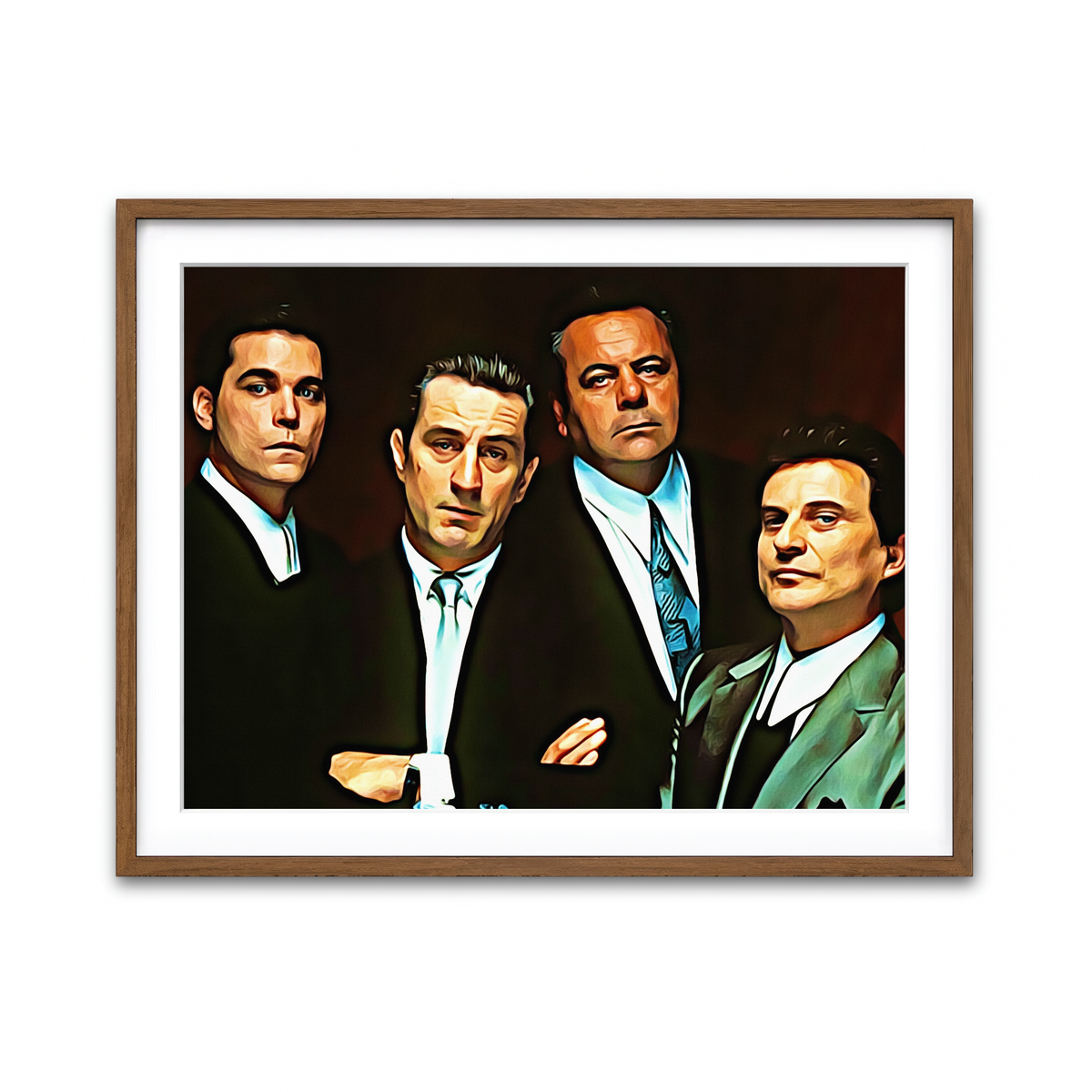 Framed Print 4x3 Walnut