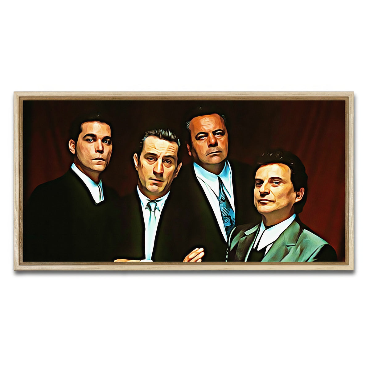 AUTO-MOCKUP WHITE | GOODFELLAS | 1 Piece | Natural Framed Canvas | group=2x1