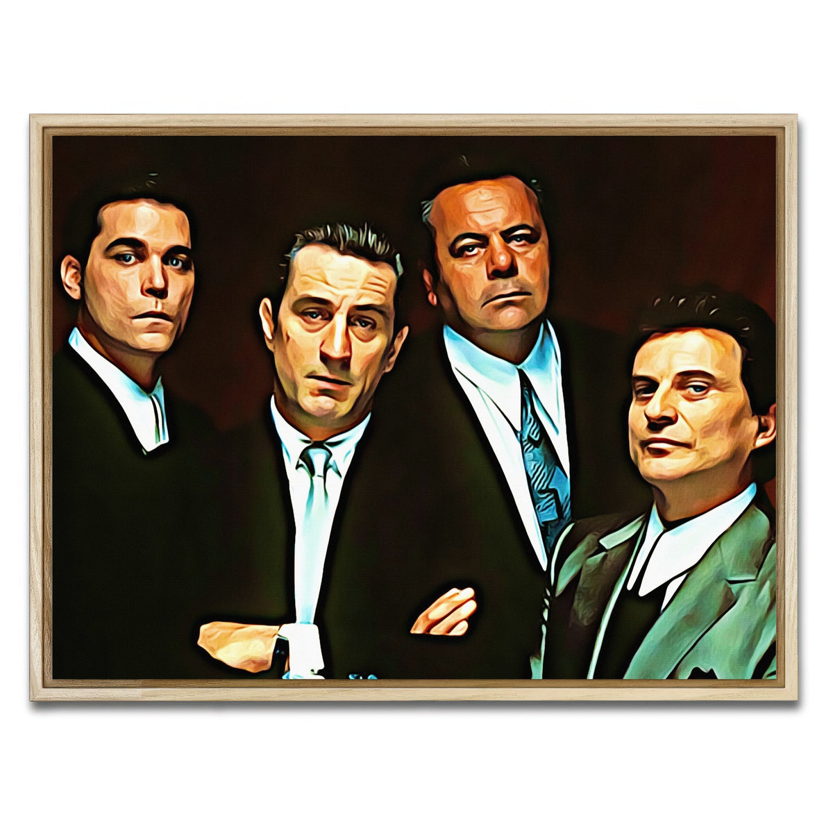 AUTO-MOCKUP WHITE | GOODFELLAS | 1 Piece | Natural Framed Canvas | group=4x3