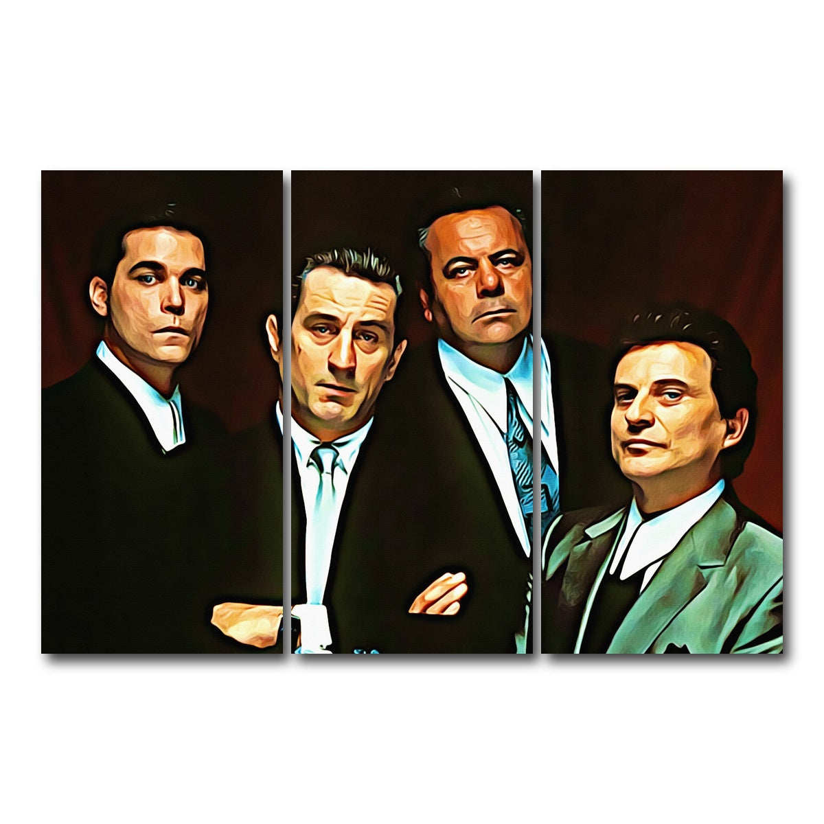 AUTO-MOCKUP WHITE | GOODFELLAS | 3 Piece | Gallery Wrap Canvas | group=12x24