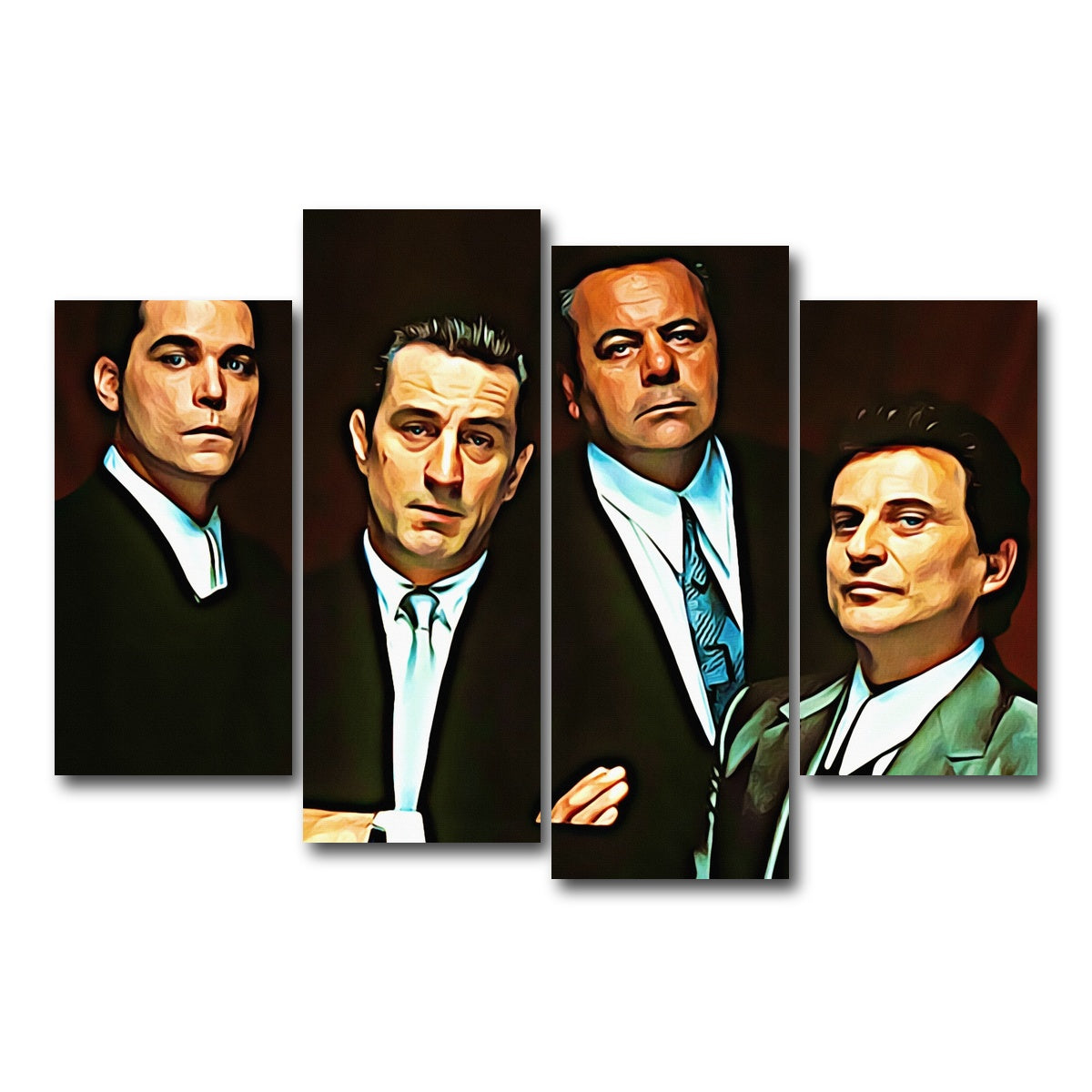 AUTO-MOCKUP WHITE | GOODFELLAS | 4 Piece | Gallery Wrap Canvas | group=4_short