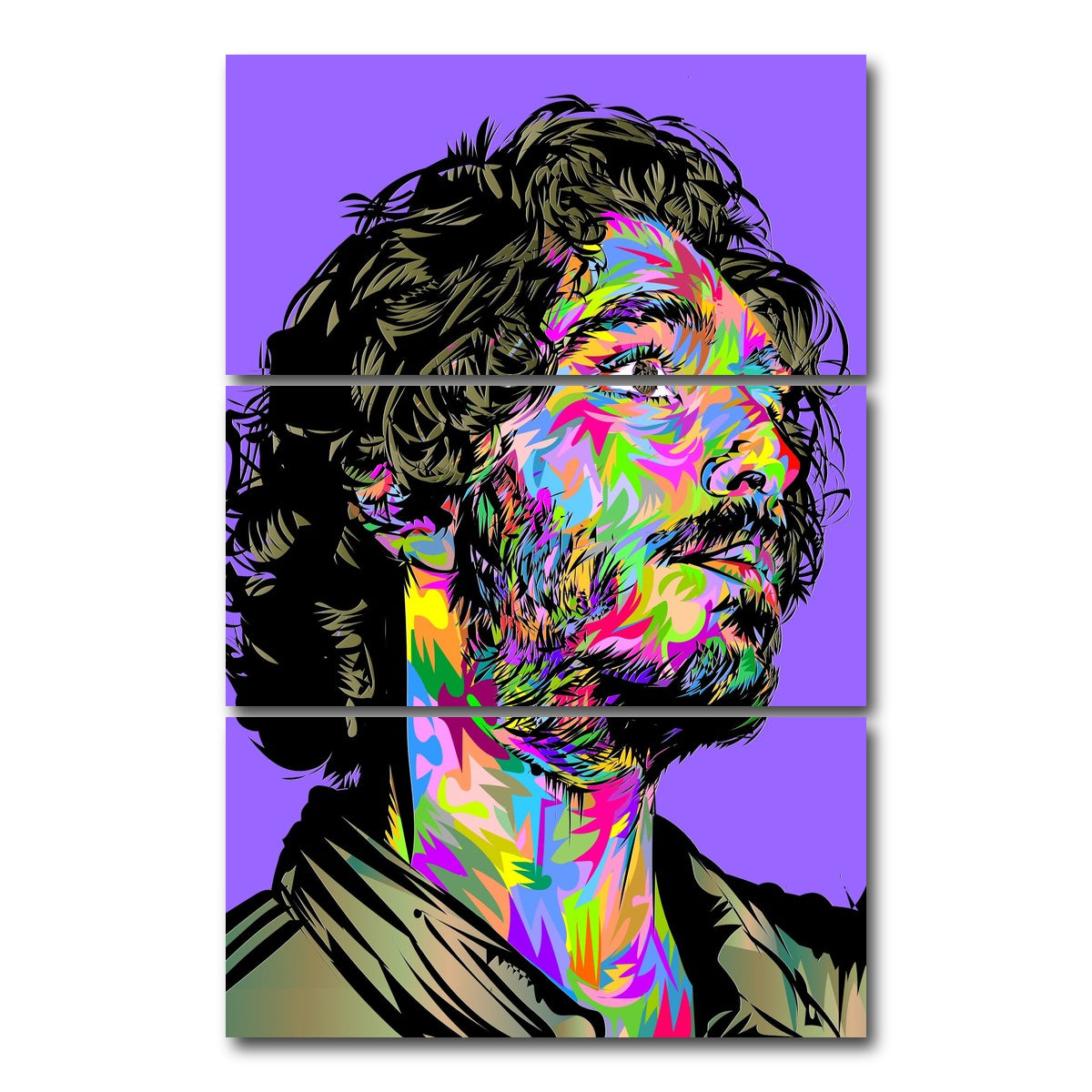 AUTO-MOCKUP WHITE | GREEN KNIGHT | 3 Piece | Gallery Wrap Canvas | group=12x24_stacked