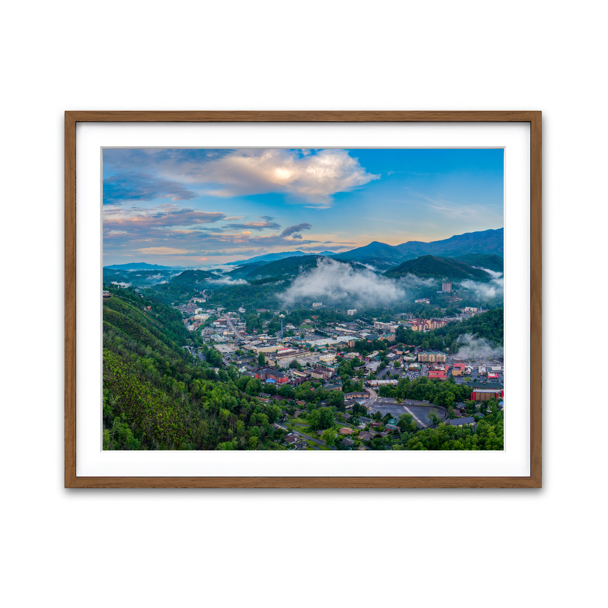 Framed Print 4x3 Walnut
