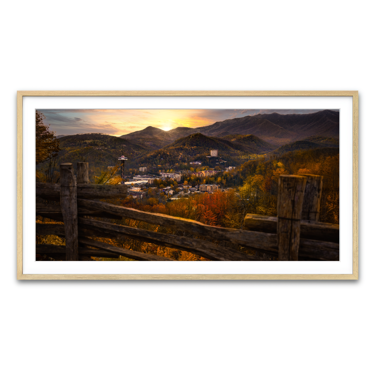 Framed Print 2x1 Natural