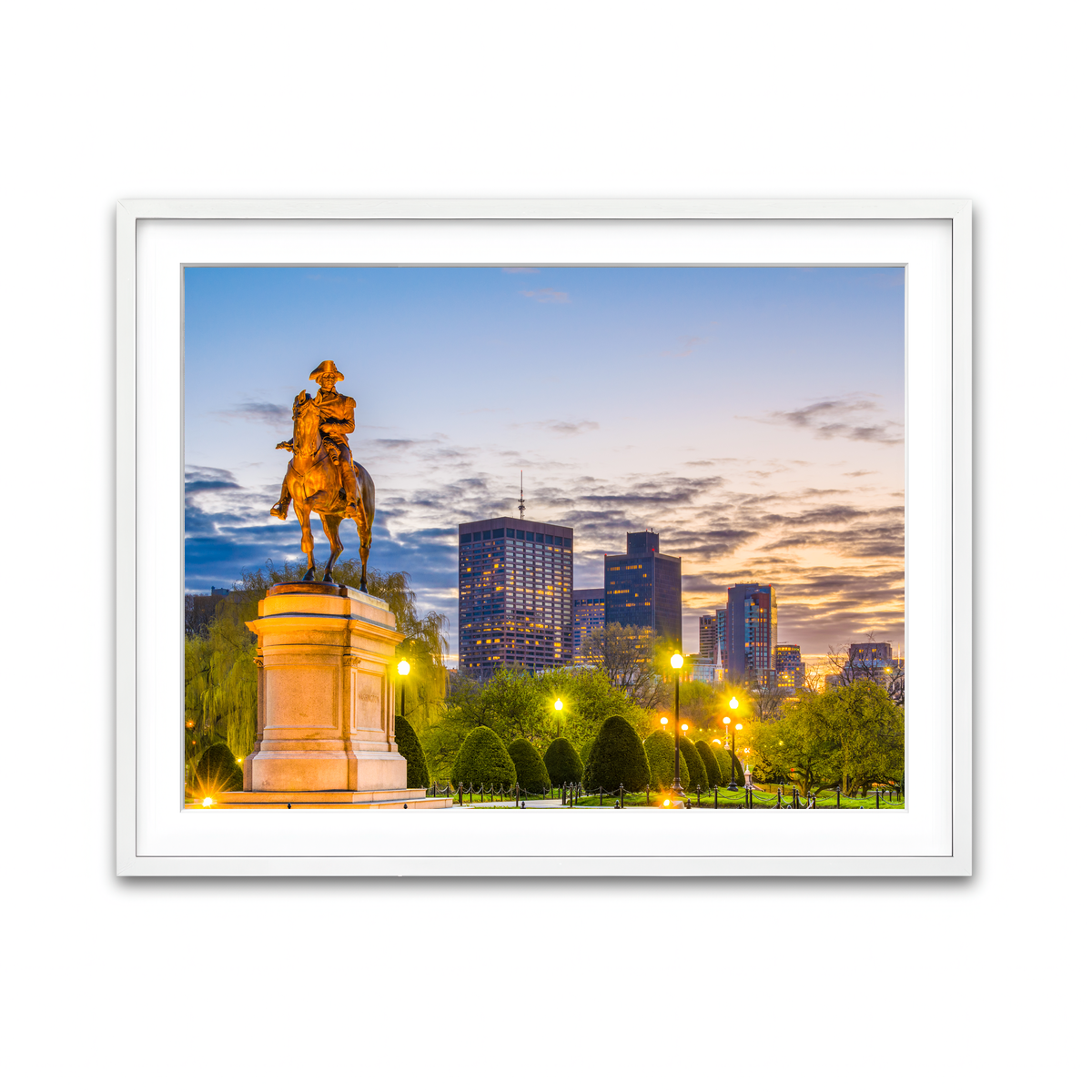Framed Print 4x3 White