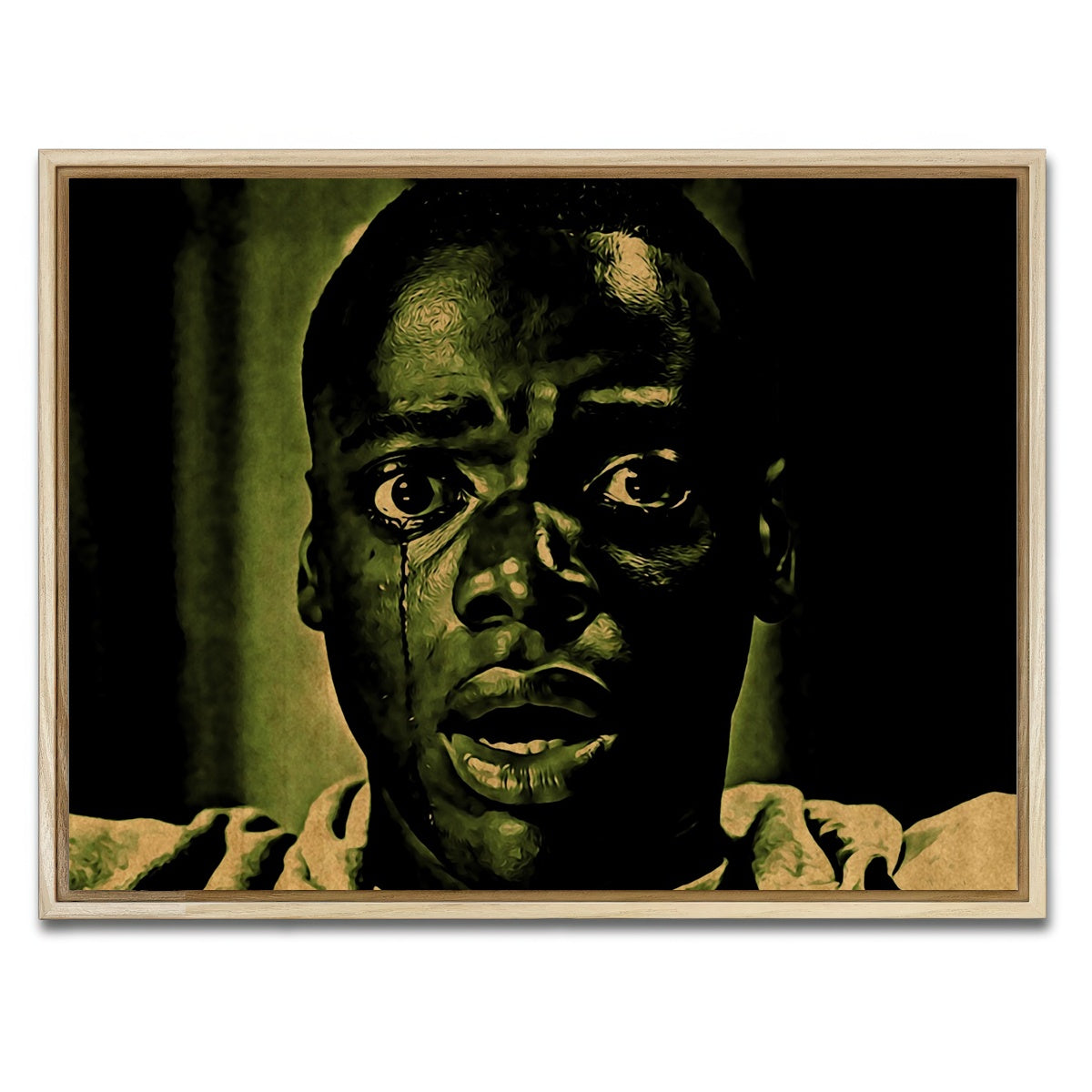 AUTO-MOCKUP WHITE | Get out | 1 Piece | Natural Framed Canvas | group=4x3