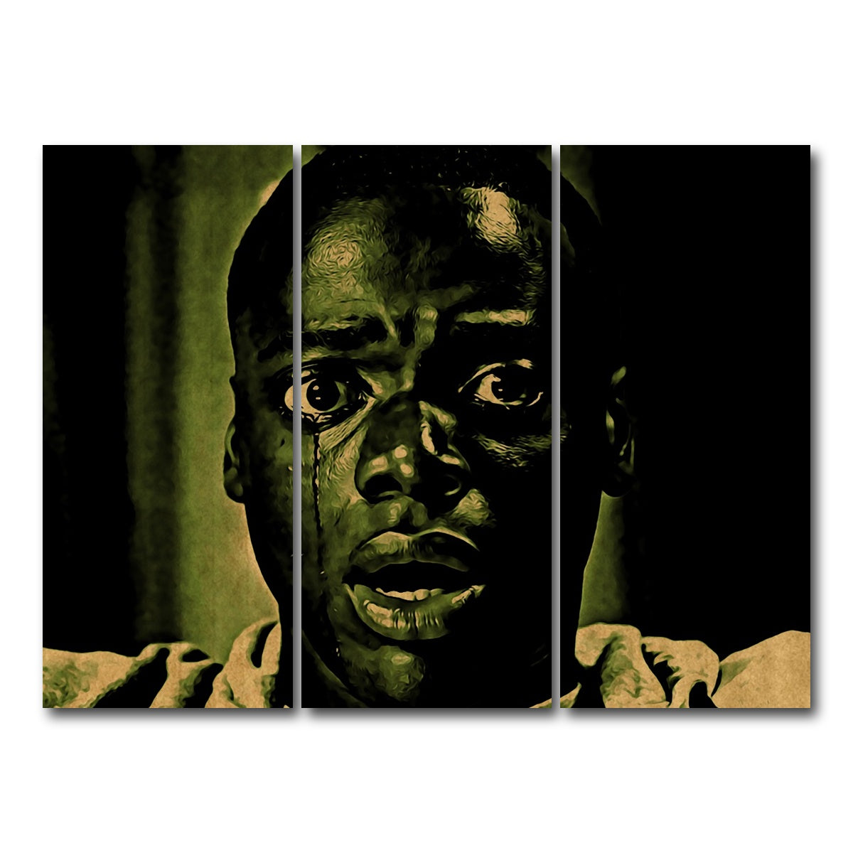 AUTO-MOCKUP WHITE | Get out | 3 Piece | Gallery Wrap Canvas | group=8x18