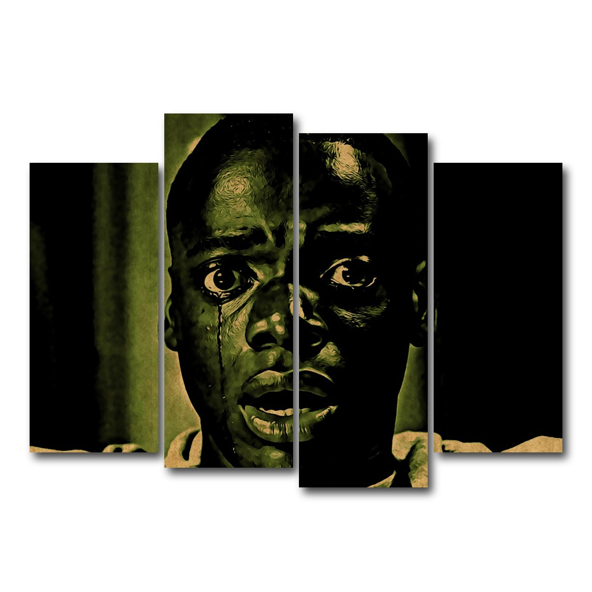 AUTO-MOCKUP WHITE | Get out | 4 Piece | Gallery Wrap Canvas | group=4_normal