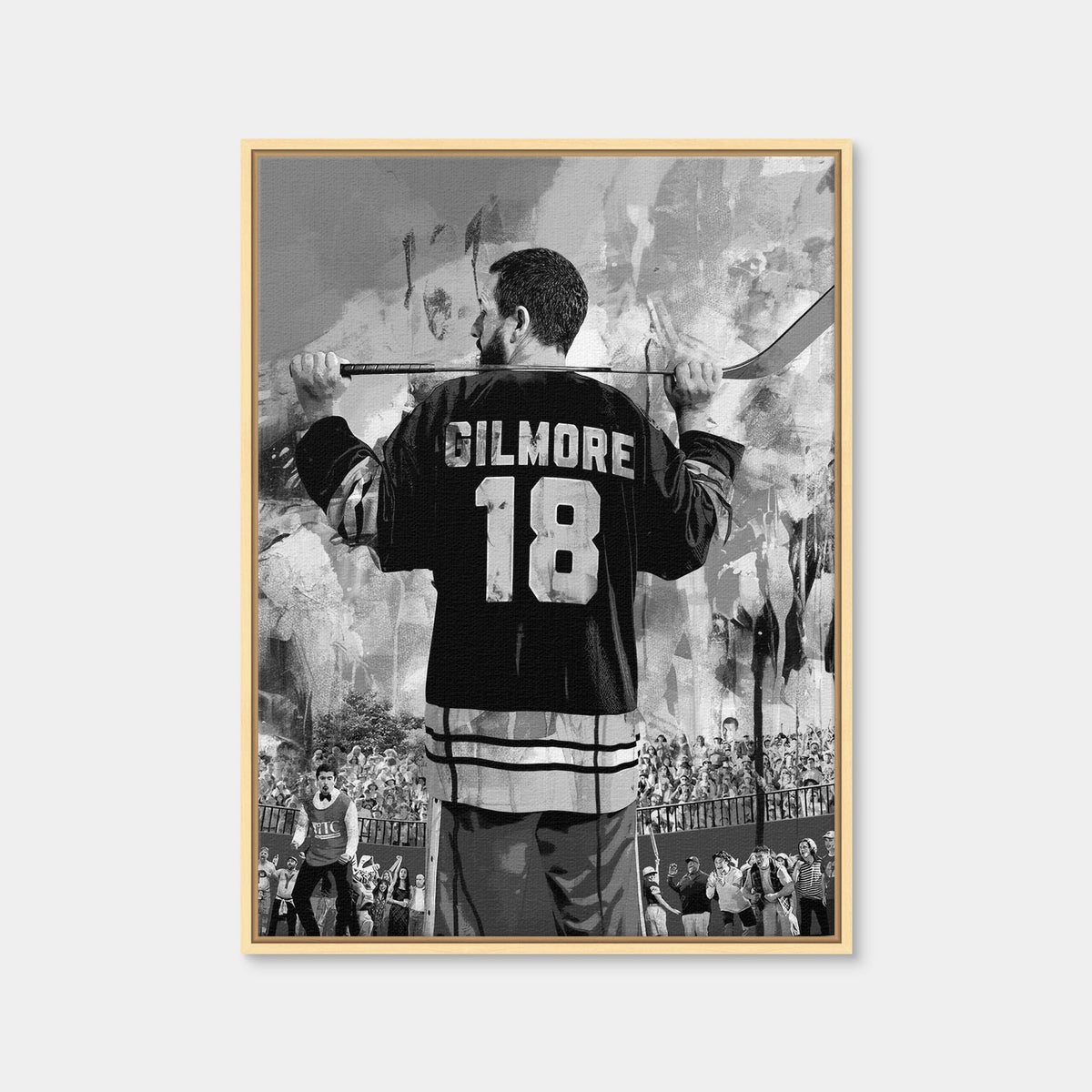 AUTO-MOCKUP WHITE | Gilmore Grayscale | 1 Piece | Natural Framed Canvas | group=3x4