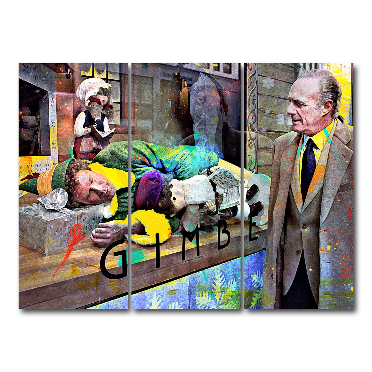 AUTO-MOCKUP WHITE | Gimbels | 3 Piece | Gallery Wrap Canvas | group=8x18