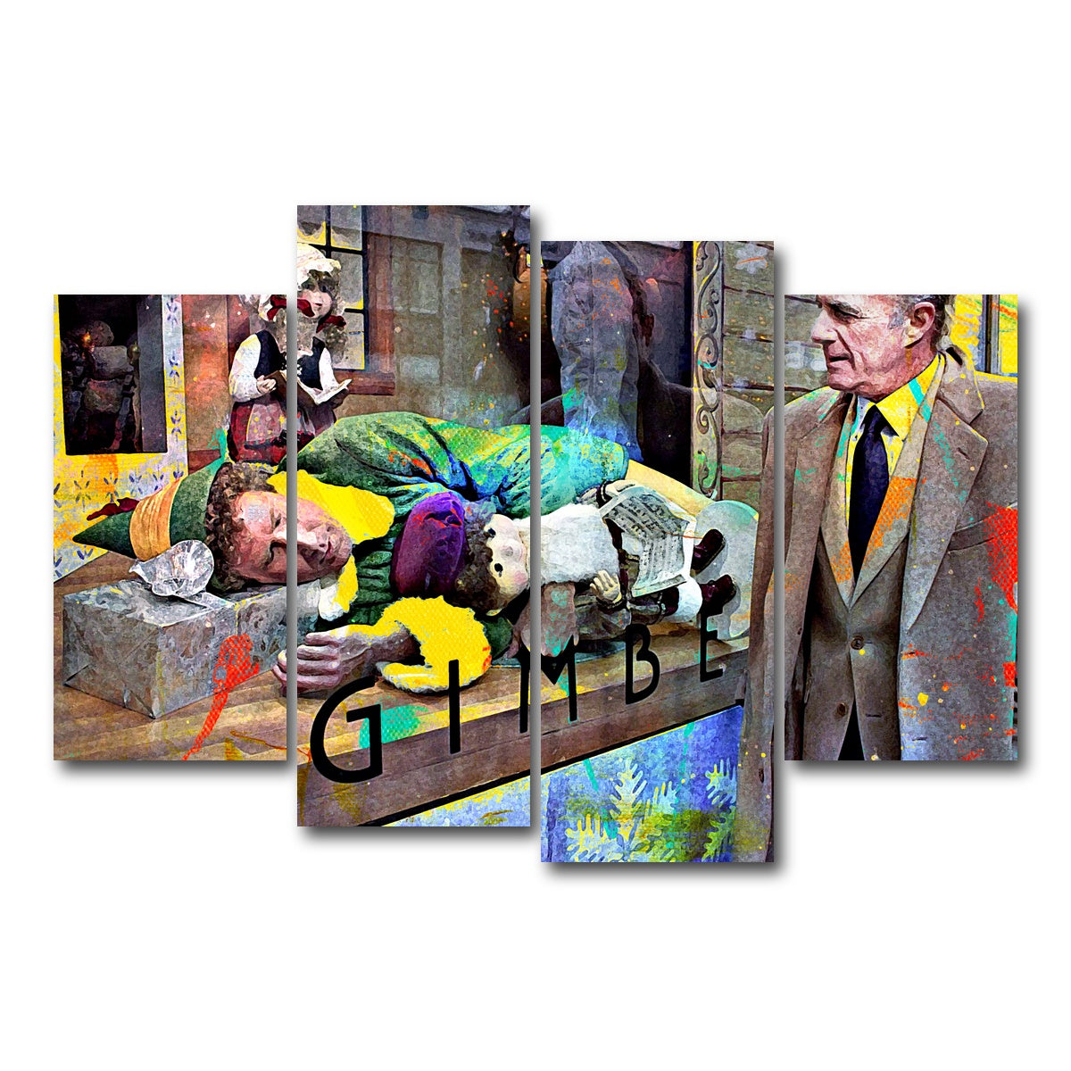 AUTO-MOCKUP WHITE | Gimbels | 4 Piece | Gallery Wrap Canvas | group=4_short