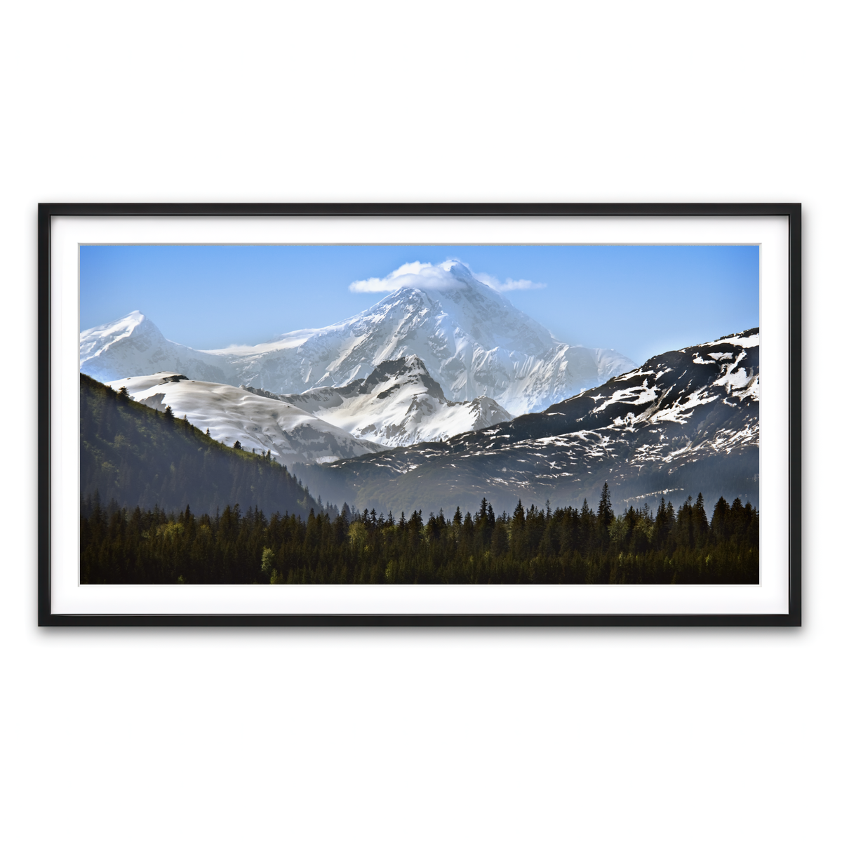 Framed Print 2x1 Black