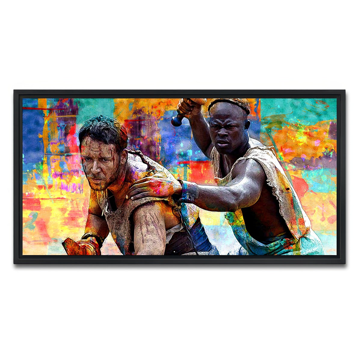 AUTO-MOCKUP WHITE | Gladiators | 1 Piece | Black Framed Canvas | group=2x1