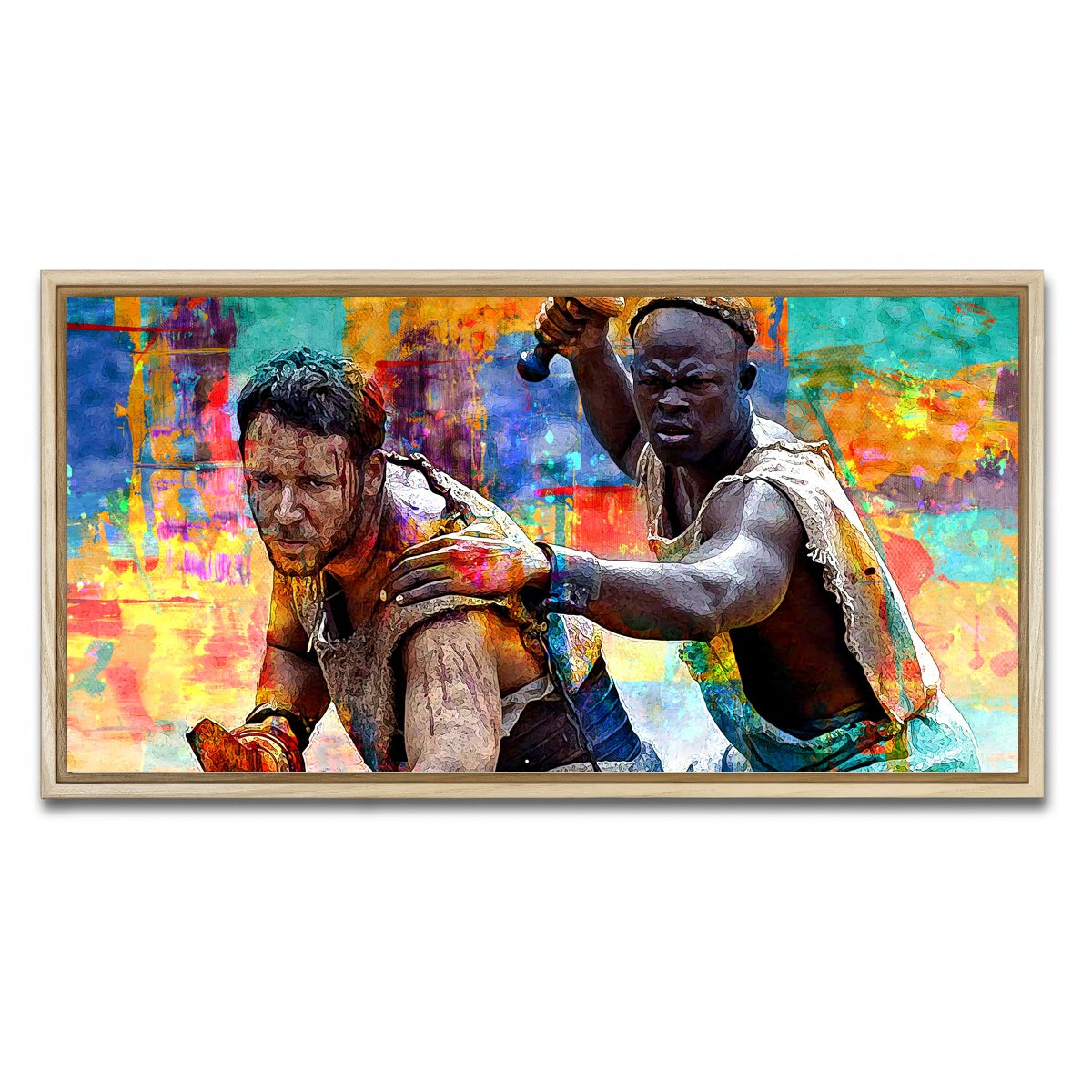 AUTO-MOCKUP WHITE | Gladiators | 1 Piece | Natural Framed Canvas | group=2x1