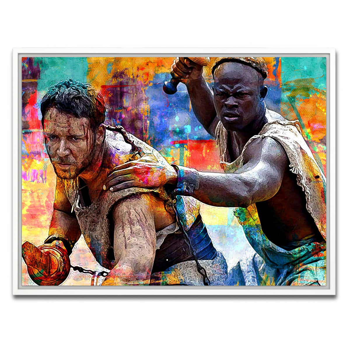 AUTO-MOCKUP WHITE | Gladiators | 1 Piece | White Framed Canvas | group=4x3