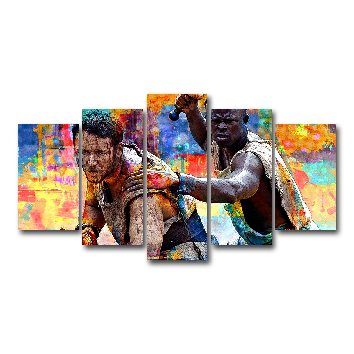 AUTO-MOCKUP WHITE | Gladiators | 5 Piece | Gallery Wrap Canvas | group=5_normal