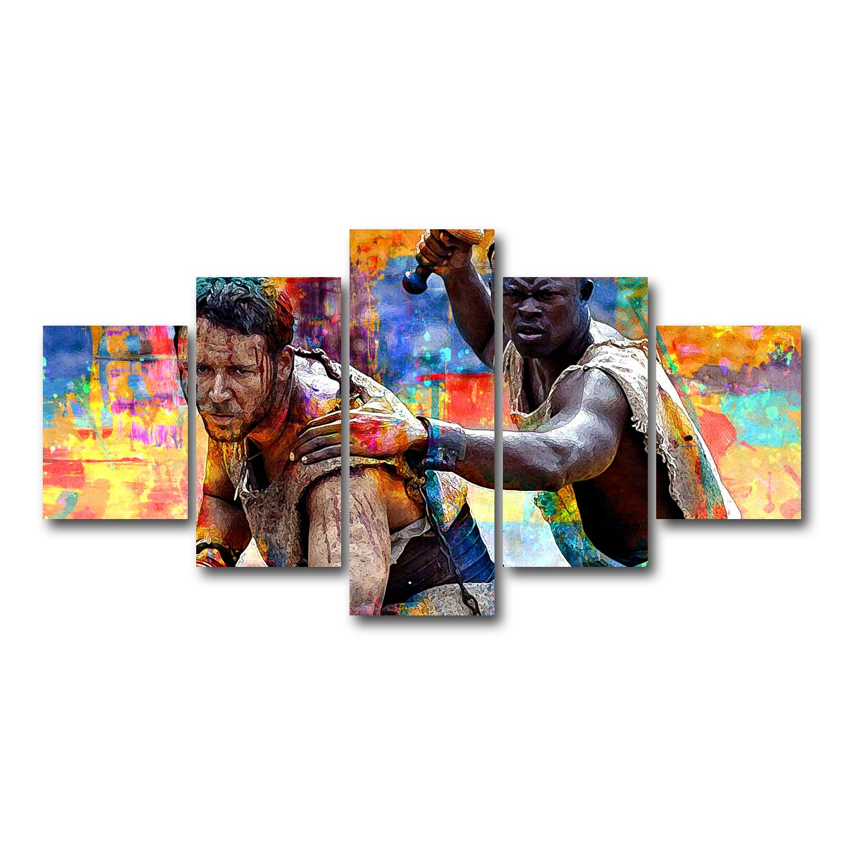 AUTO-MOCKUP WHITE | Gladiators | 5 Piece | Gallery Wrap Canvas | group=5_short