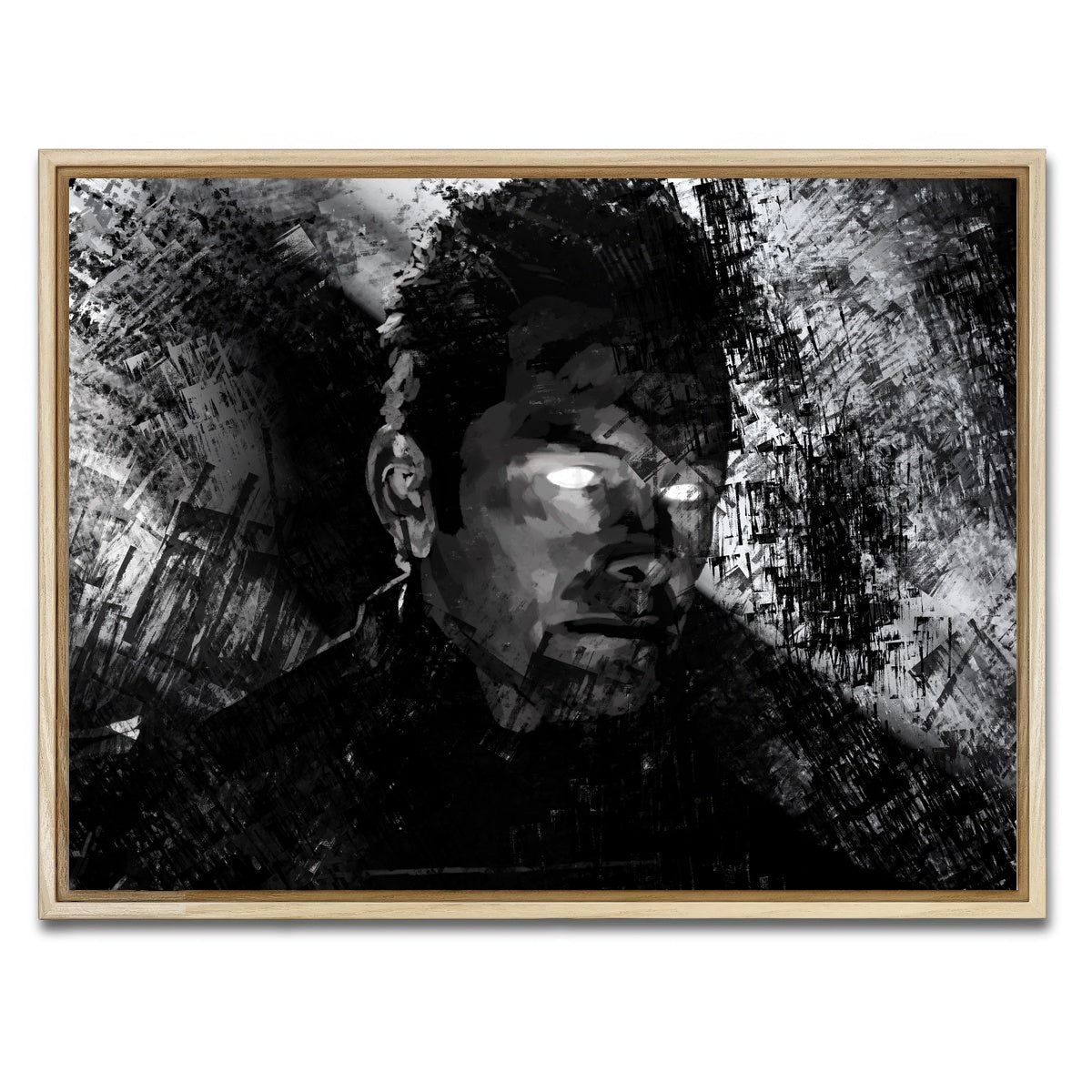 AUTO-MOCKUP WHITE | Glow | 1 Piece | Natural Framed Canvas | group=4x3