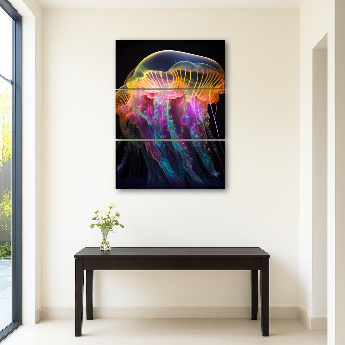 AUTO-MOCKUP ROOM | Glowing Jellyfish