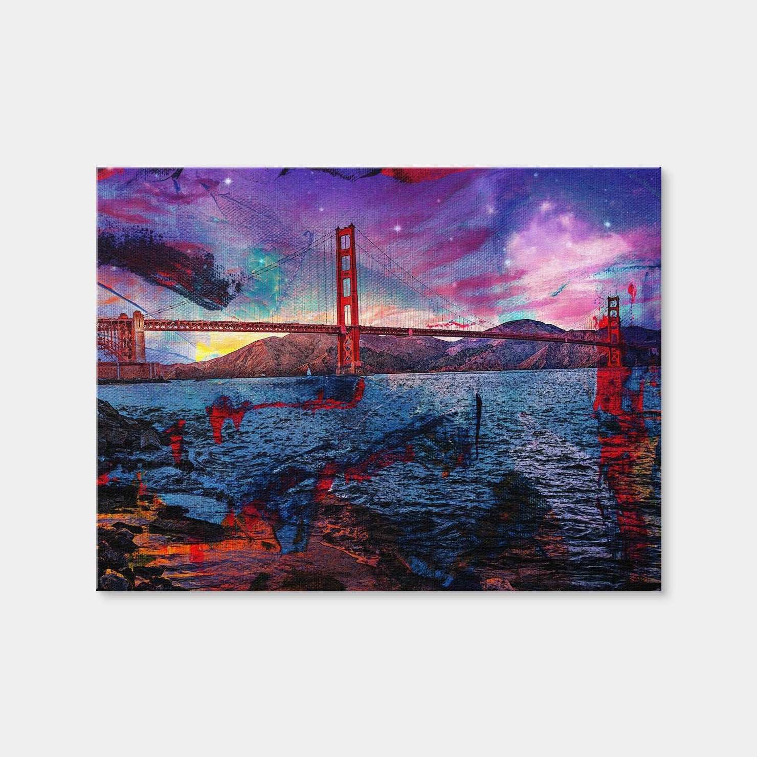 AUTO-MOCKUP WHITE | Golden Gate | 1 Piece | Gallery Wrap Canvas | group=4x3
