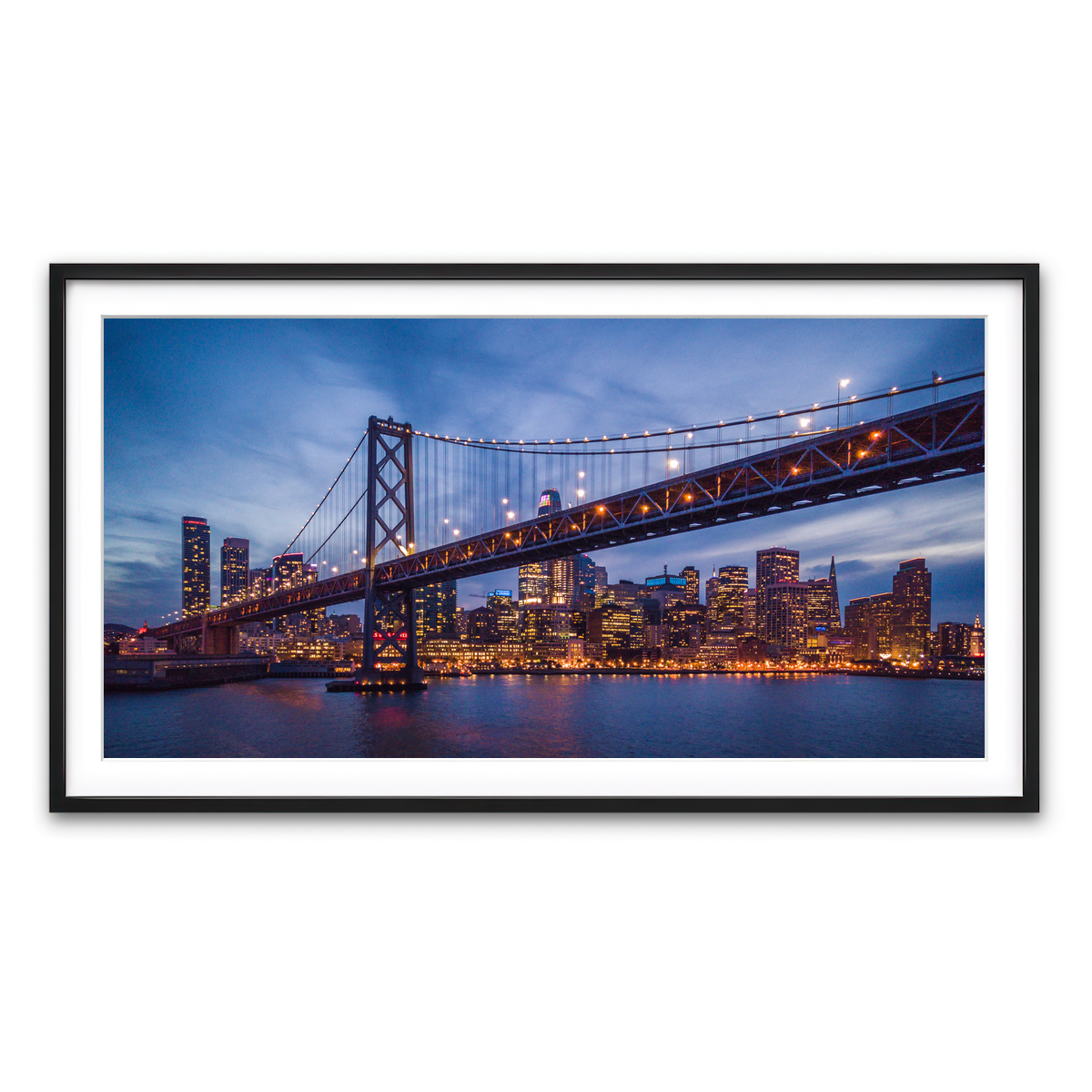 Golden Gate at Night Wall Art